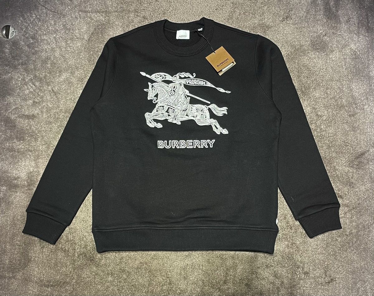 Burberry embroidered sweater deals