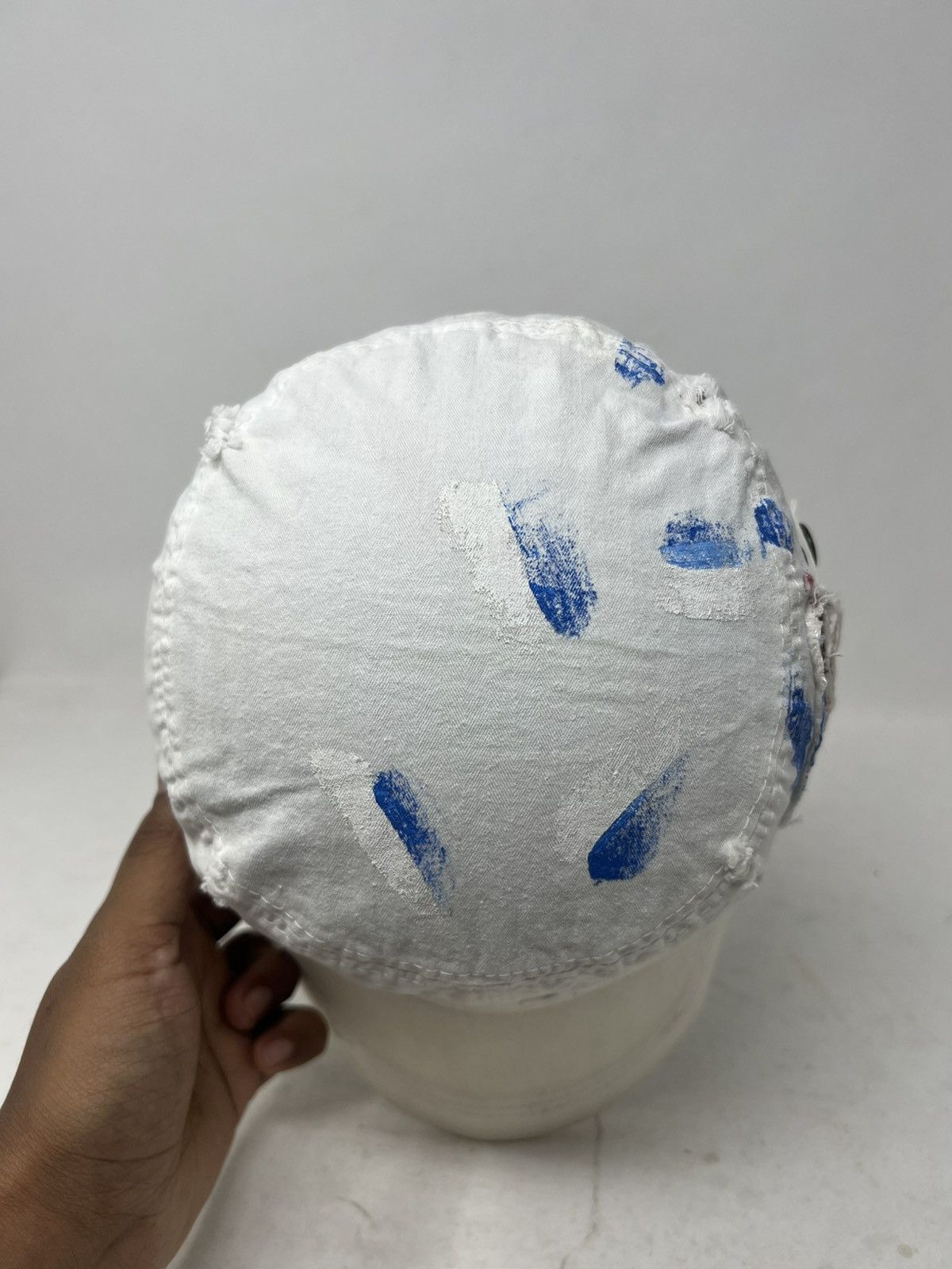 If Six Was Nine Paris Painted Distressed Streetwear Hat Size ONE SIZE - 6 Thumbnail