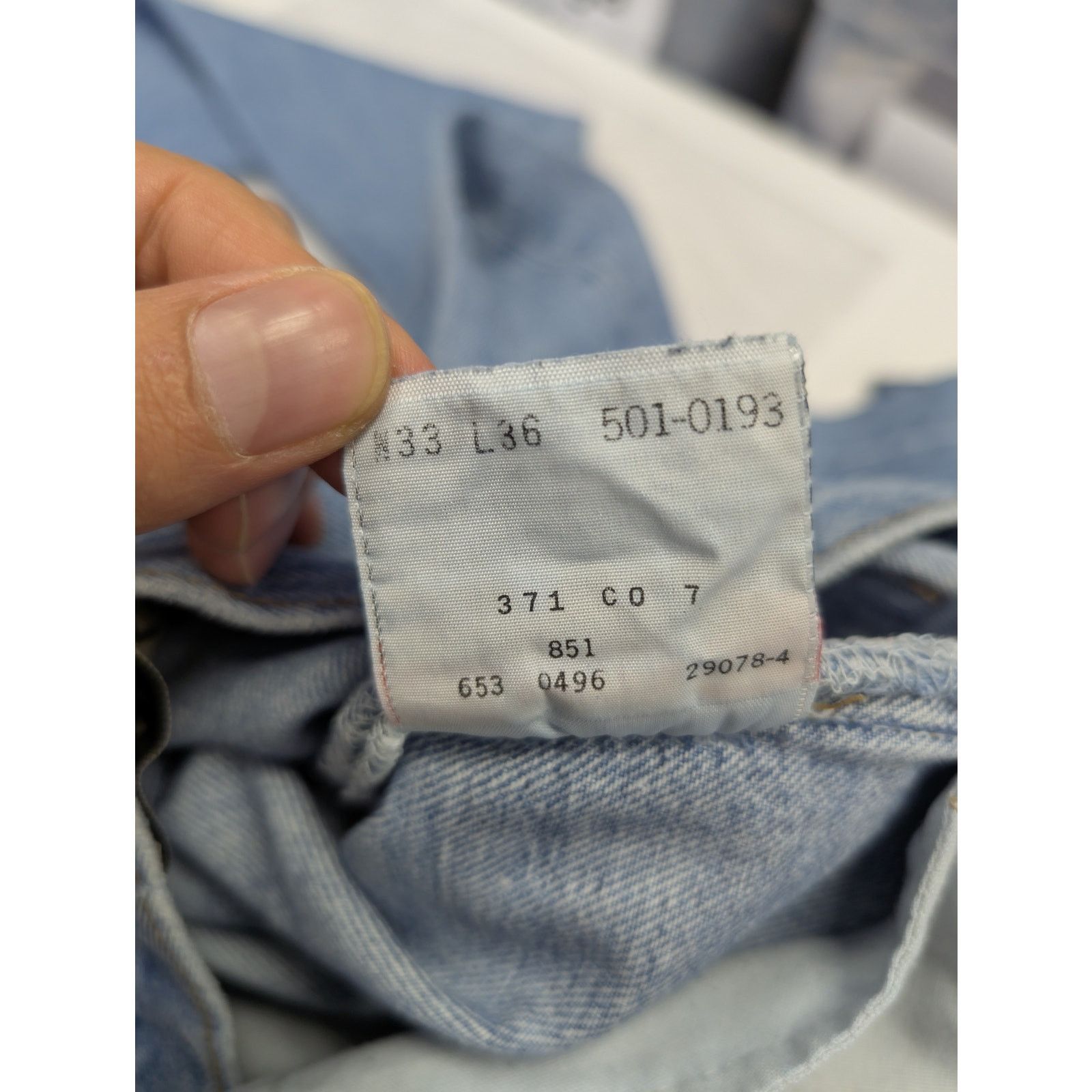 Gallery Dept. o1rshd1 Denim Jean Pants in Indigo Blue Size US 31 - 20 Thumbnail
