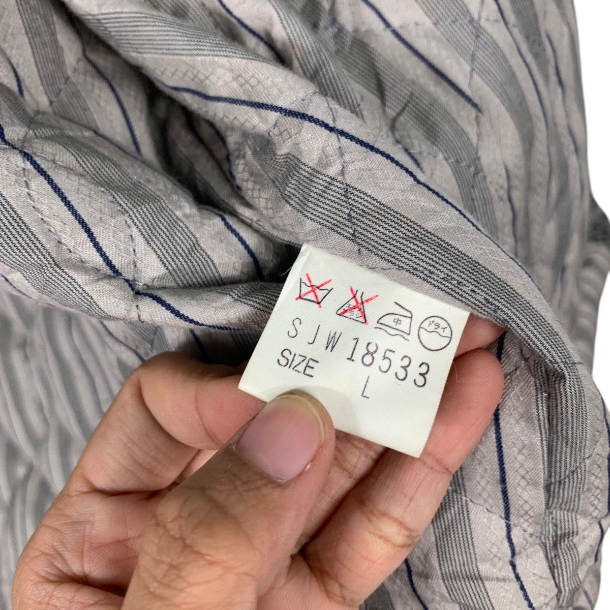 Japanese Brand SCENE Wool Collared Casual Bomber Jacket #2076-C90 Size US L / EU 52-54 / 3 - 18 Thumbnail