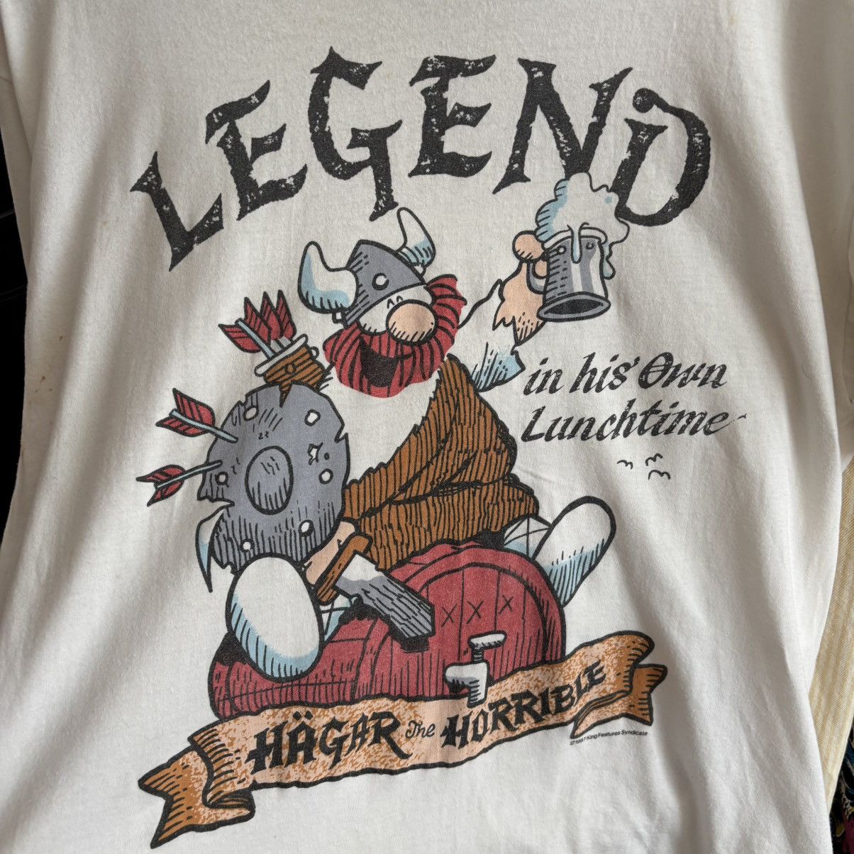 Vintage Vintage 1987 Boxy Legend T-Shirt Grunge Punk ERD Style Size US M / EU 48-50 / 2 - 3 Thumbnail