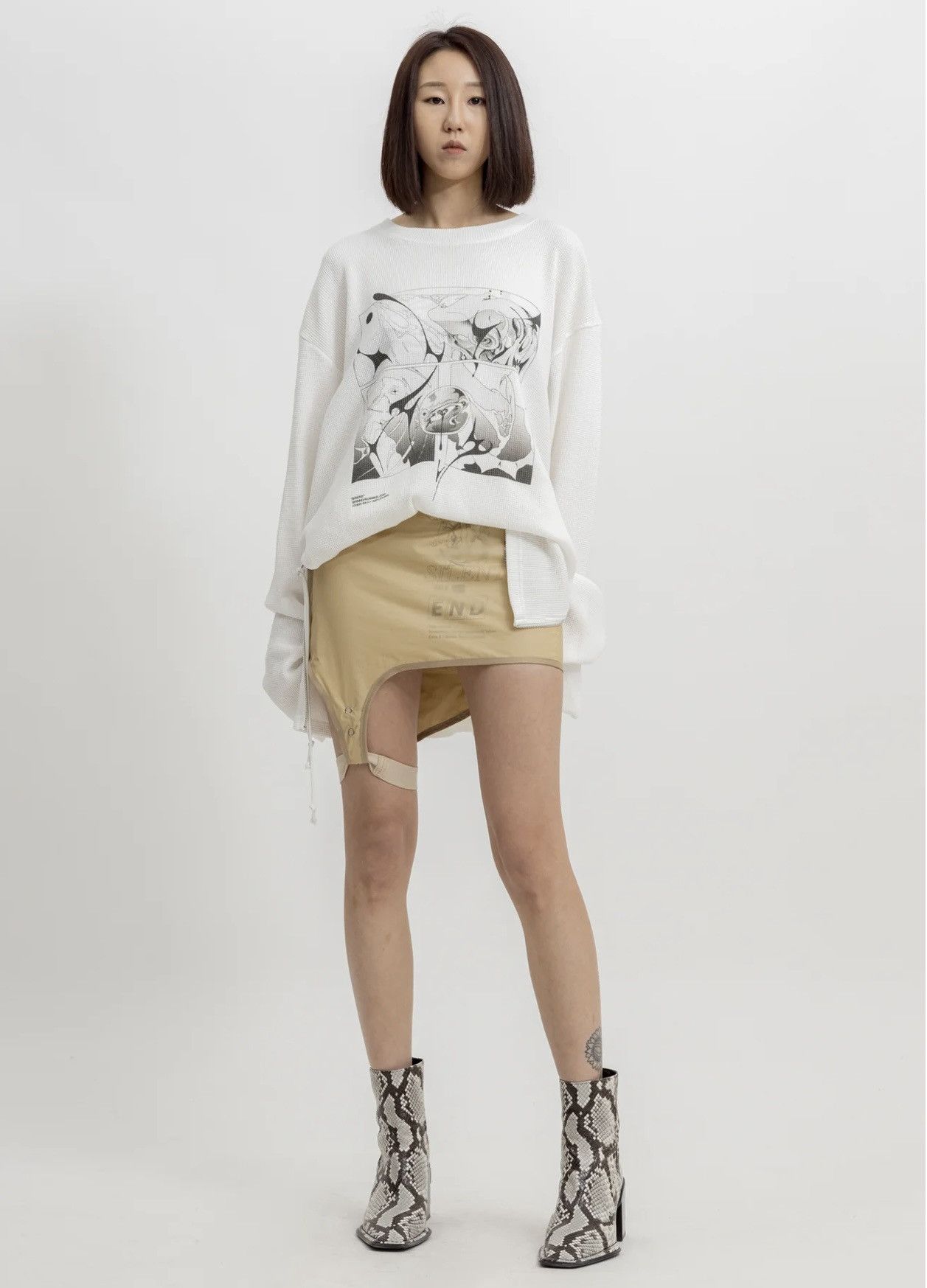 Hyein Seo SS20 Hyein Seo x Daylen Seu Ivory Sirens Oversized Size US M / EU 48-50 / 2 - 3 Thumbnail
