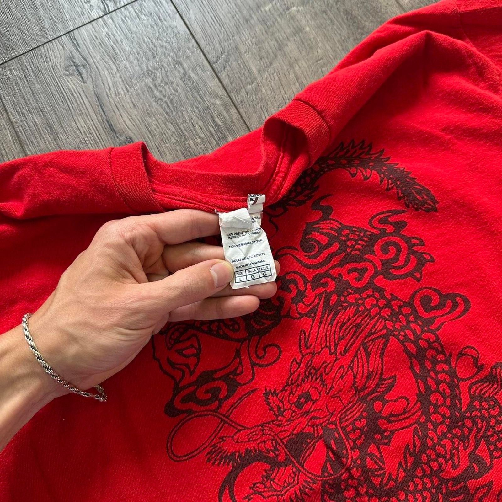 Vintage Vintage Y2K LA Chinatown Dragon Tattoo Grunge Tribal SHirt Size US L / EU 52-54 / 3 - 5 Thumbnail