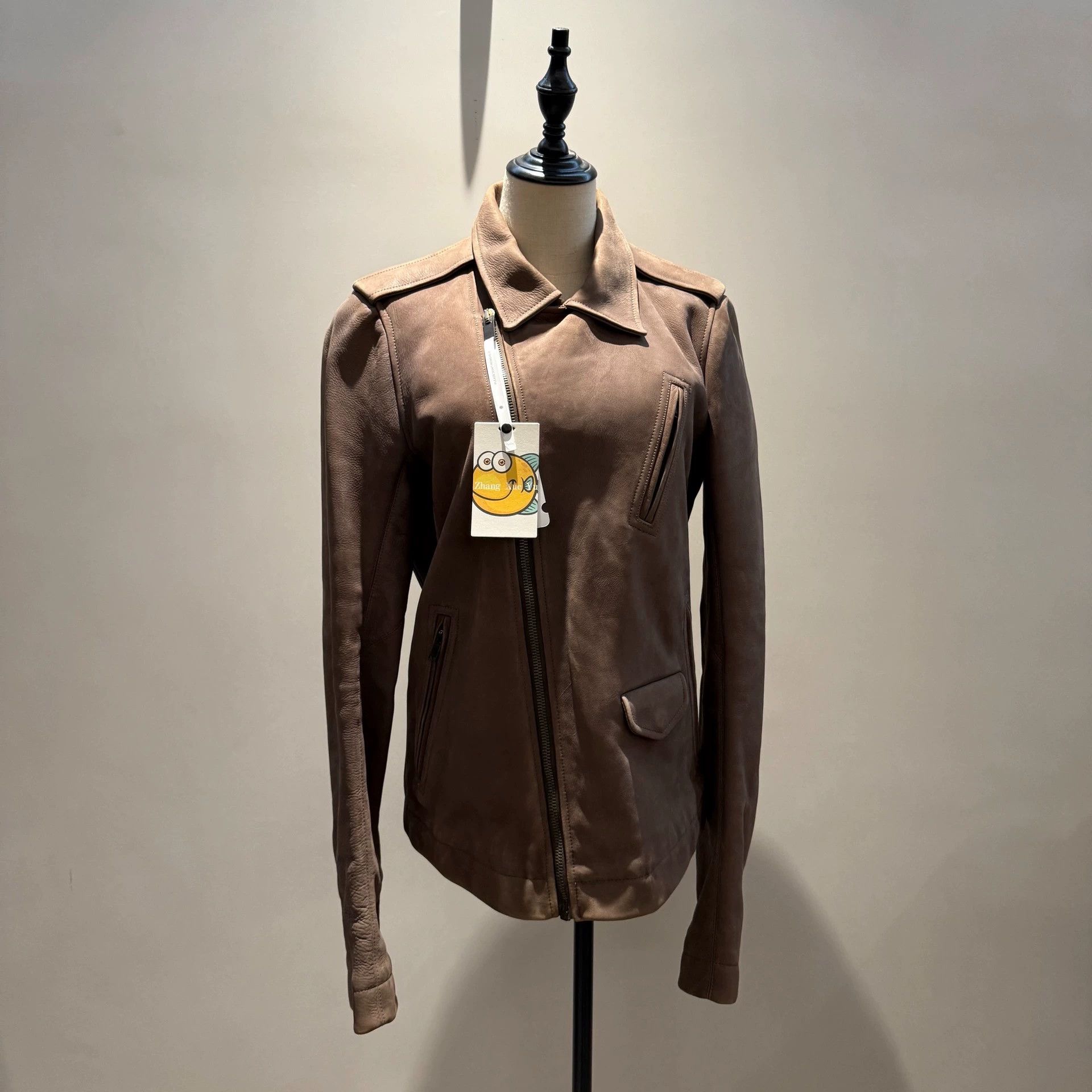 Rick Owens Rick Owens Main Line Bull Leather Motorcycle Jacket Size L / US 10 / IT 46 - 1 Thumbnail