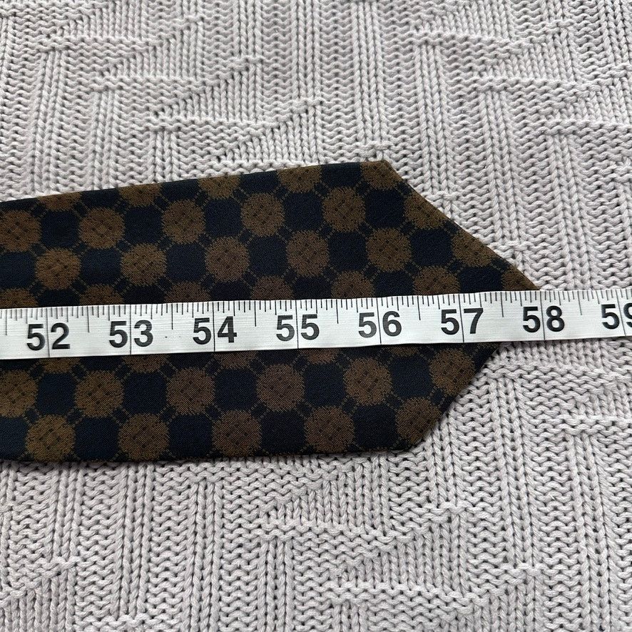 Barneys New York Barney's New York gold abstract polka dot silk tie Size ONE SIZE - 5 Thumbnail