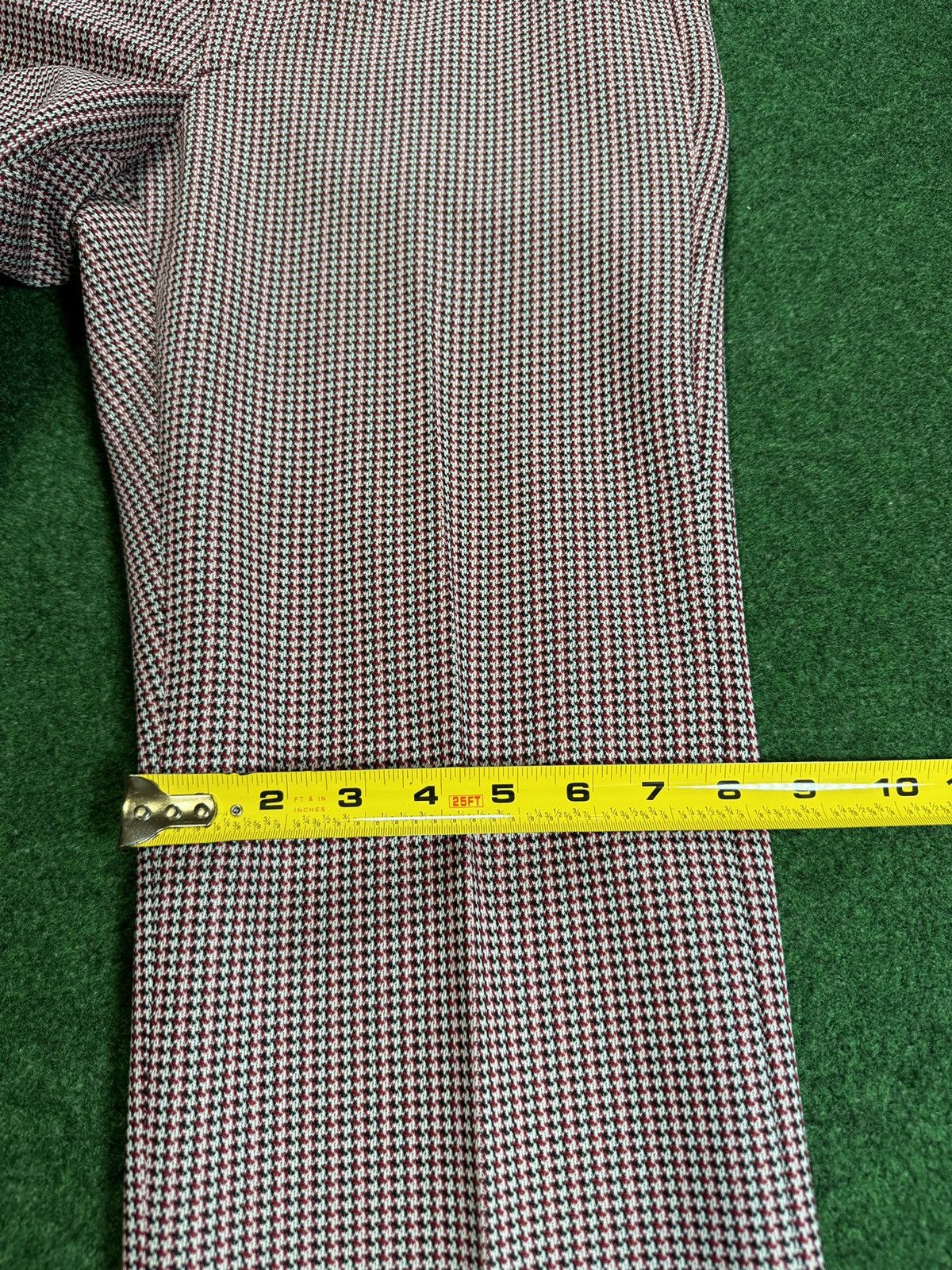 Vintage Vintage 70s Flare Bell Bottom Checkered Talon Disco Pants Size US 30 / EU 46 - 9 Thumbnail