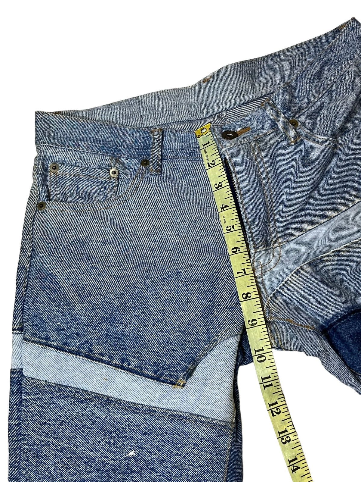 Japanese Brand SICK🔥JAPANESE PATCHWORK JEANS inspired hysteric glamour Size US 30 / EU 46 - 11 Thumbnail
