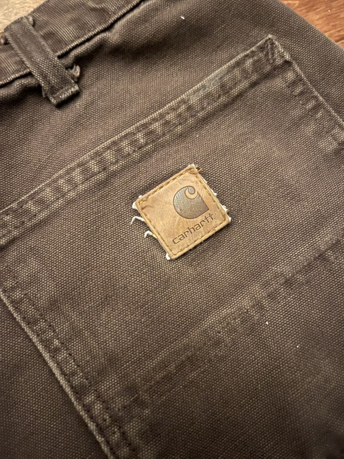 Carhartt Vintage Carhartt Workpants Brown Size US 36 / EU 52 - 3 Thumbnail