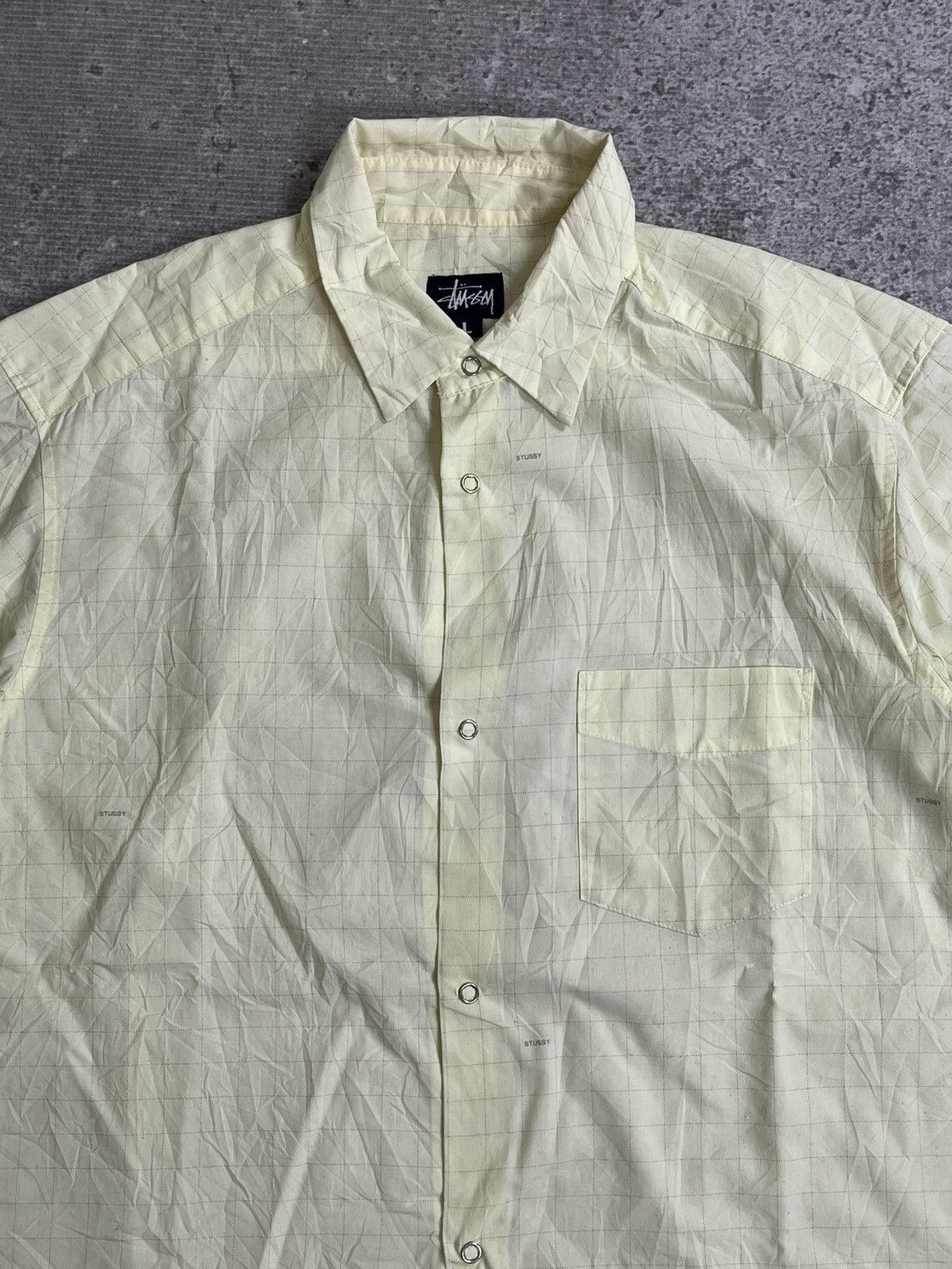 Stussy Vintage 90s Stussy Plaid Button Shirt Size US L / EU 52-54 / 3 - 2 Thumbnail