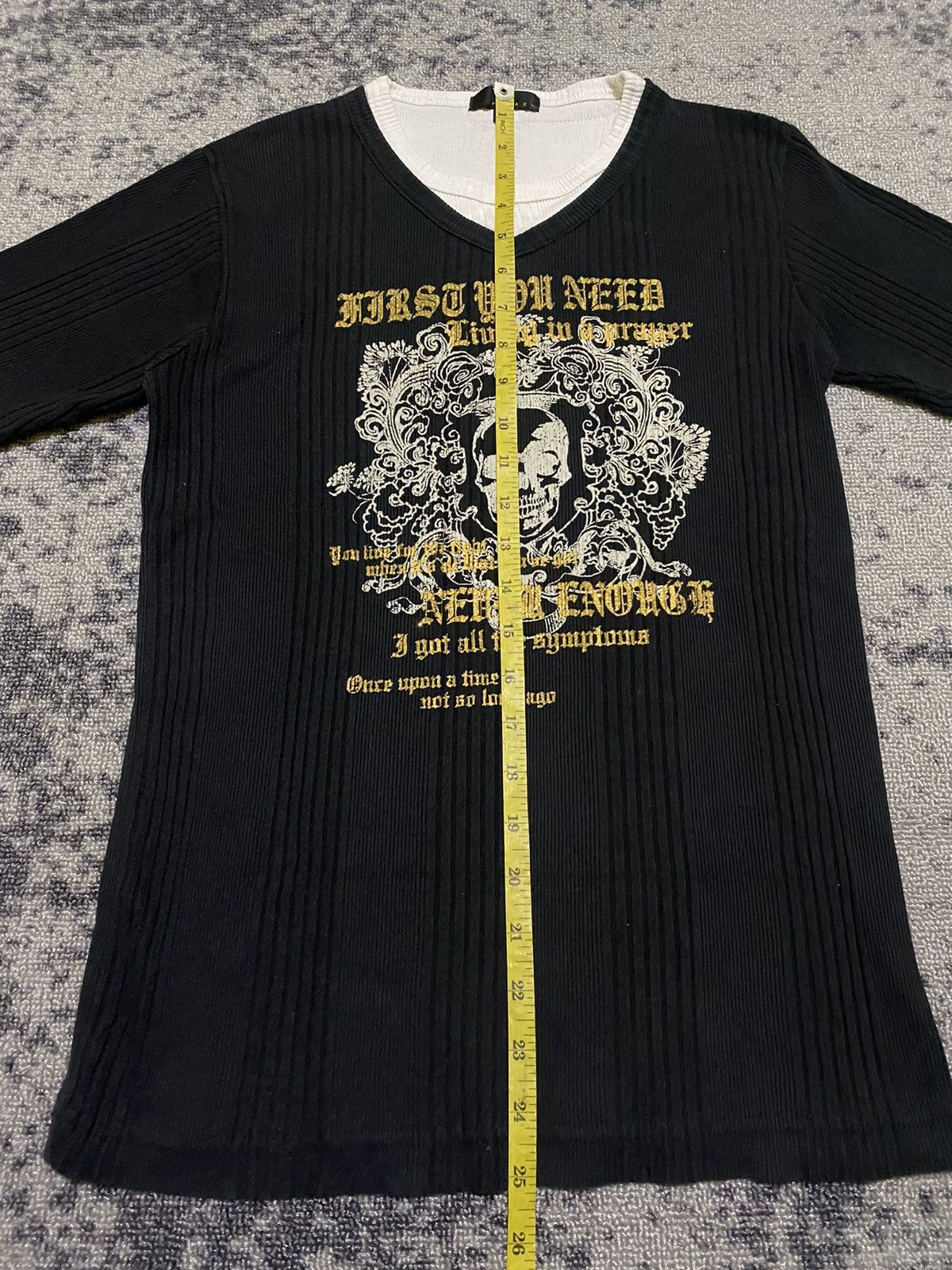 Hysteric Glamour Y2k Spinash knit ifsixwasnine tshirt Size US M / EU 48-50 / 2 - 5 Thumbnail