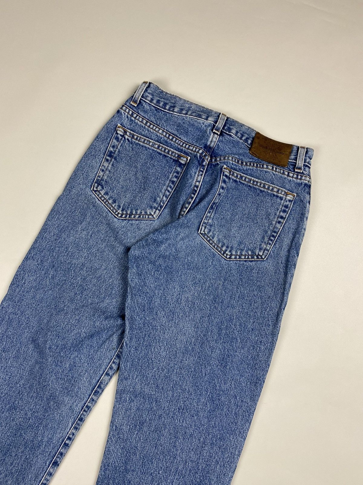 Calvin Klein × Vintage Calvin Klein Vintage 90s washed denim ladies jeans size 6 Size 28" / US 6 / IT 42 - 20 Thumbnail