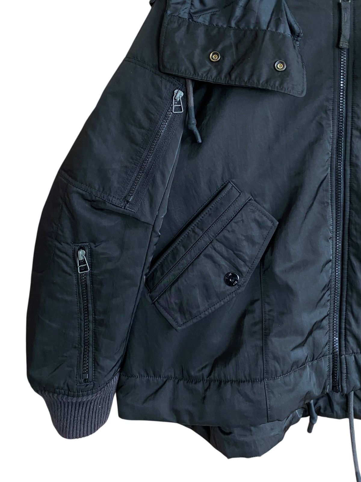 G-Star Rare Vintage G-star Raw Tactical Hoodie Bomber Jacket 2000s Size US S / EU 44-46 / 1 - 4 Thumbnail
