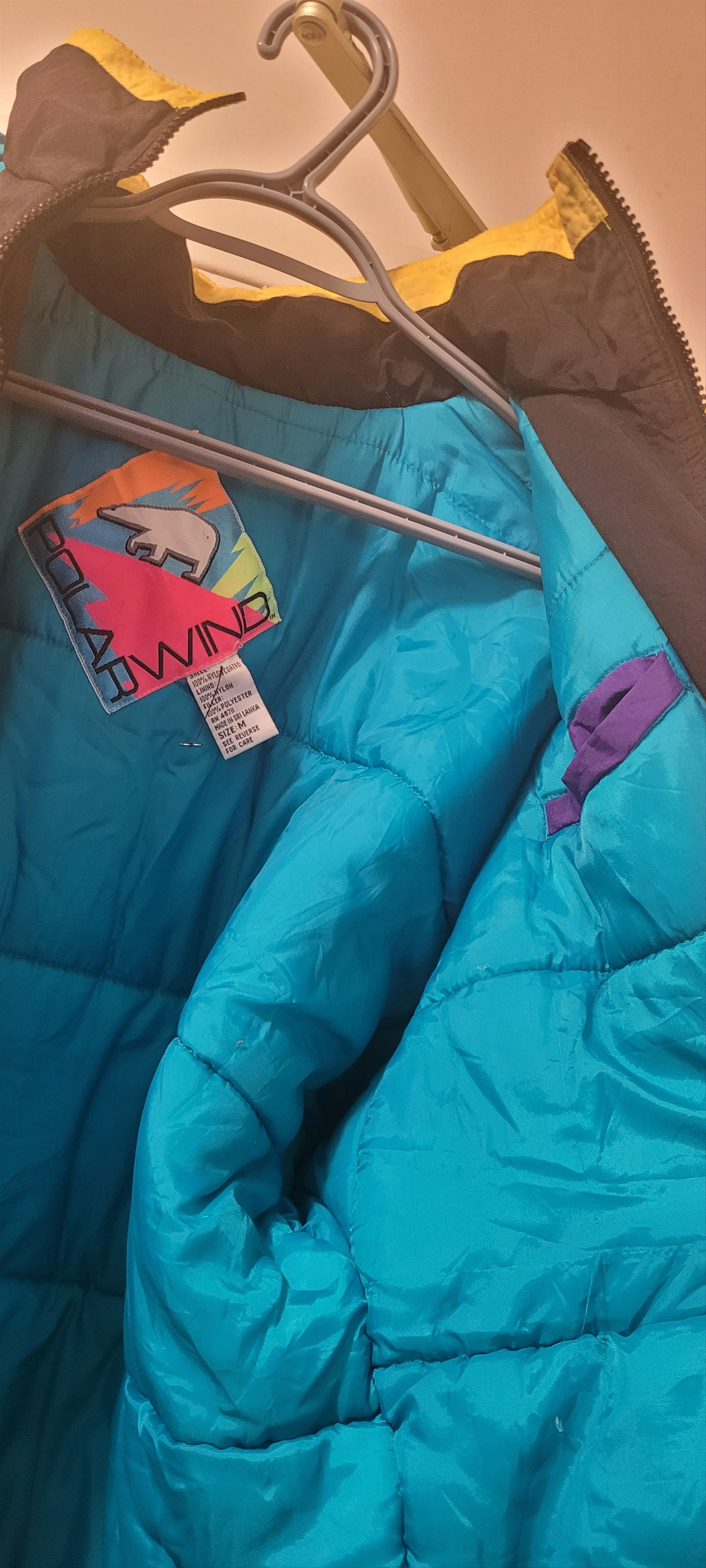 Other Retro 90s Polarwind Puffer Snow Colour Block Jacket Size US M / EU 48-50 / 2 - 6 Thumbnail