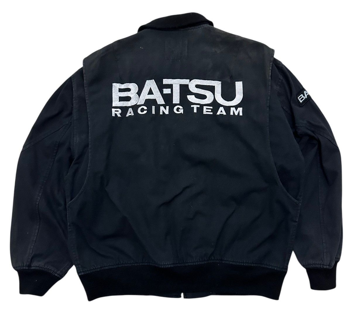 Japanese Brand RARE ‼️BA-TSU RACING TEAM TACTICAL BOMBER JACKET Size US M / EU 48-50 / 2 - 2 Thumbnail