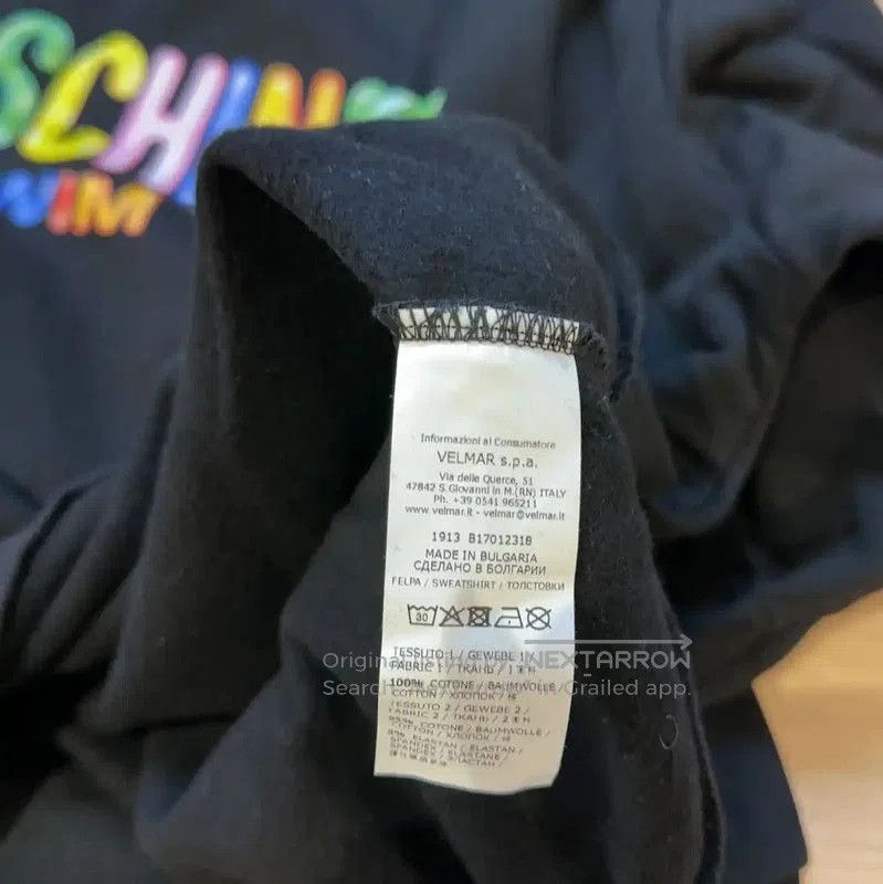 Other Moschino Black Cotton Long Sleeve Sweatshirt . Size L / US 10 / IT 46 - 5 Thumbnail
