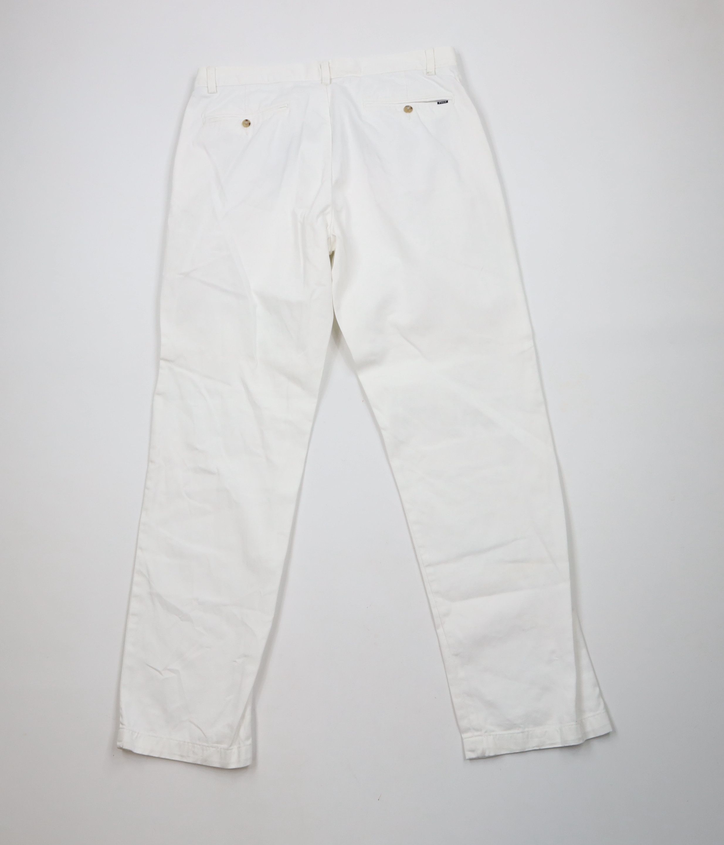 Ralph Lauren × Vintage Vintage Ralph Lauren Classic Fit Chino Pants White Cotton Size US 33 - 11 Thumbnail