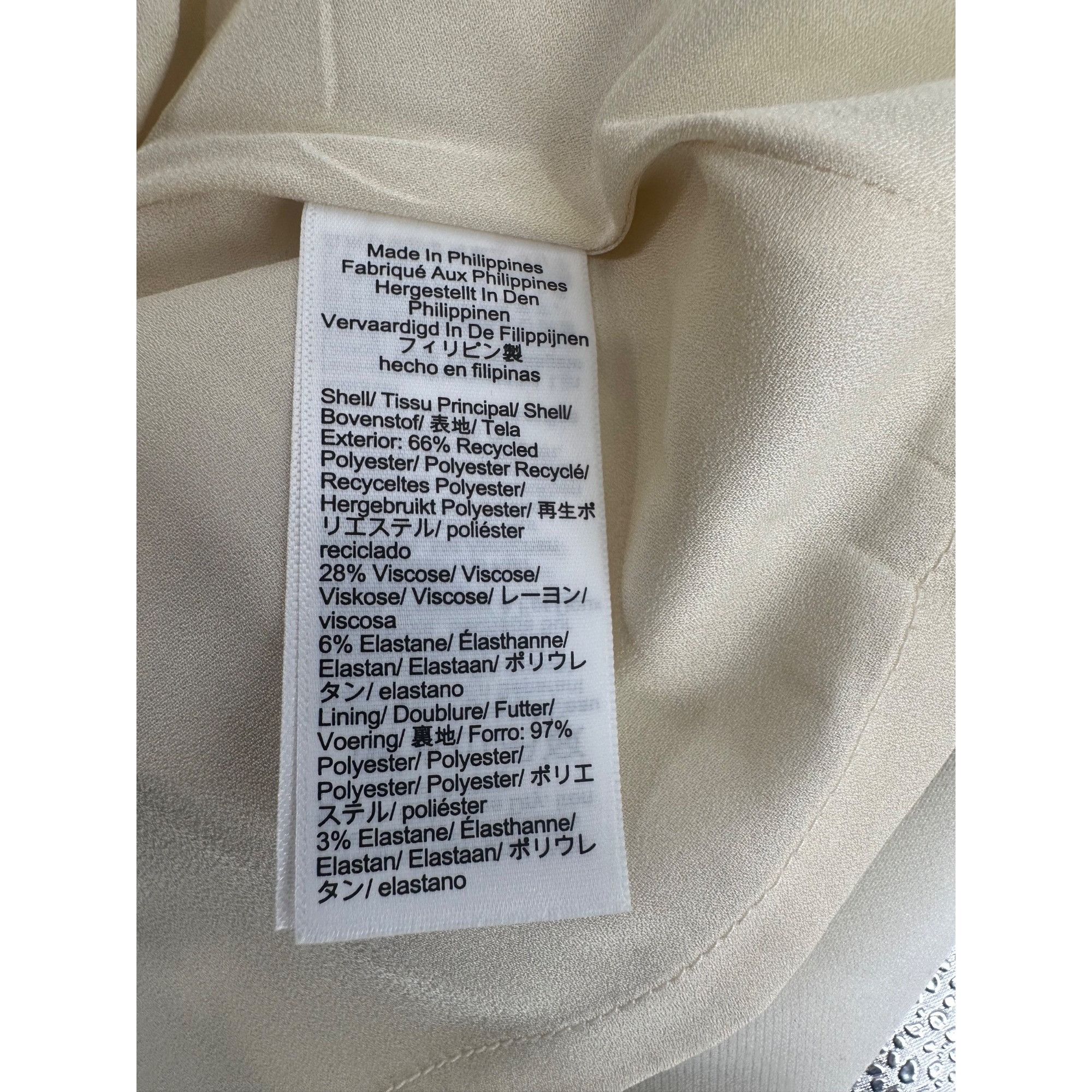 J.Crew J.Crew Classic Mod Tailored Mini Shirtdress 12 Ivory Gold Bu Size XL / US 12-14 / IT 48-50 - 6 Thumbnail