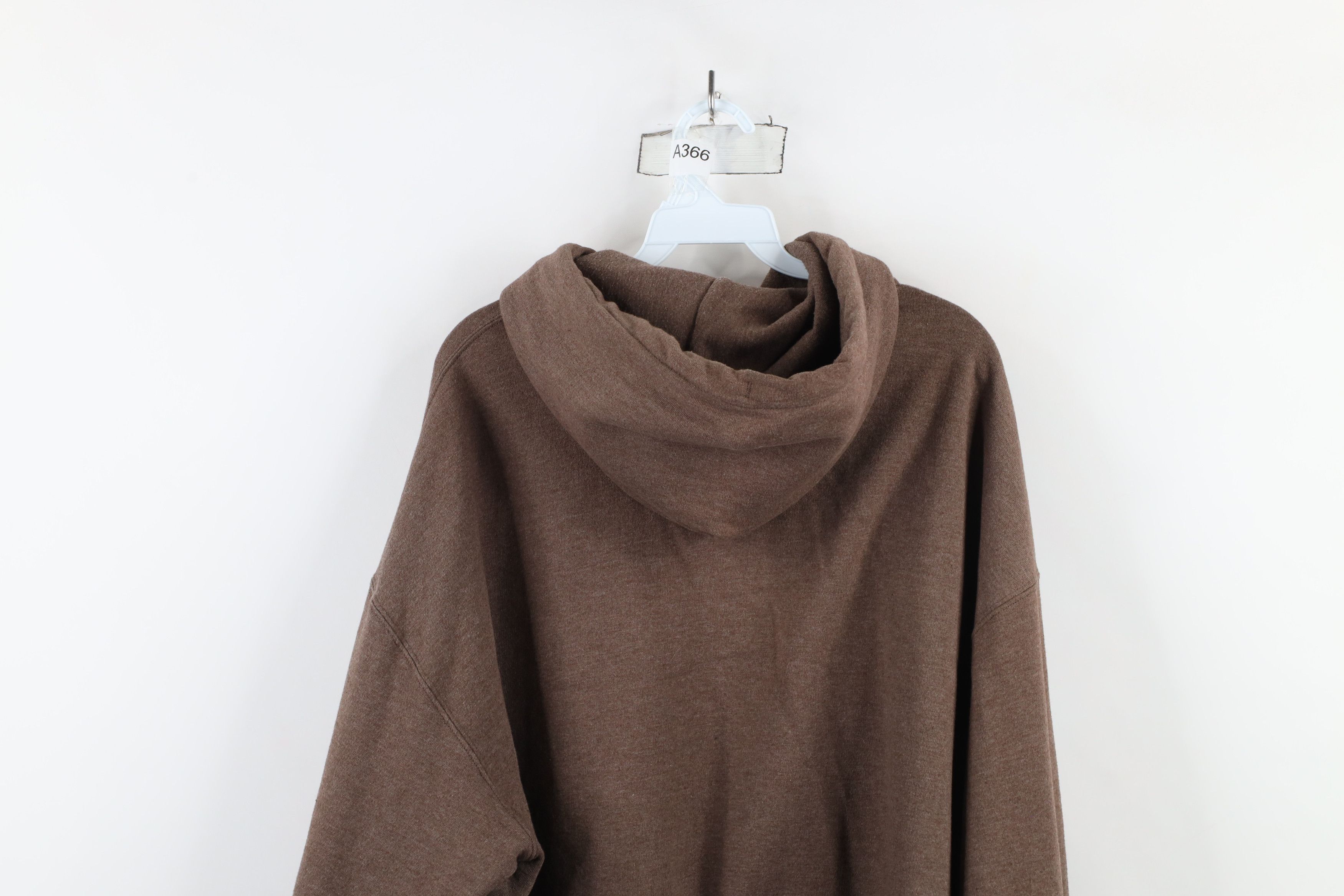 Vintage Vintage Faded Spell Out UPS Hoodie Sweatshirt Heather Brown Size US XXL / EU 58 / 5 - 12 Thumbnail