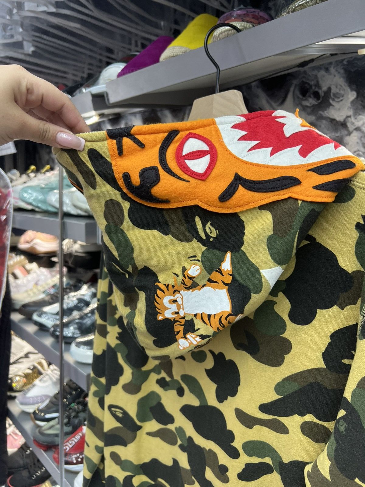 Bape Bape Shark Hoodie Full Zip Size US XL / EU 56 / 4 - 7 Thumbnail