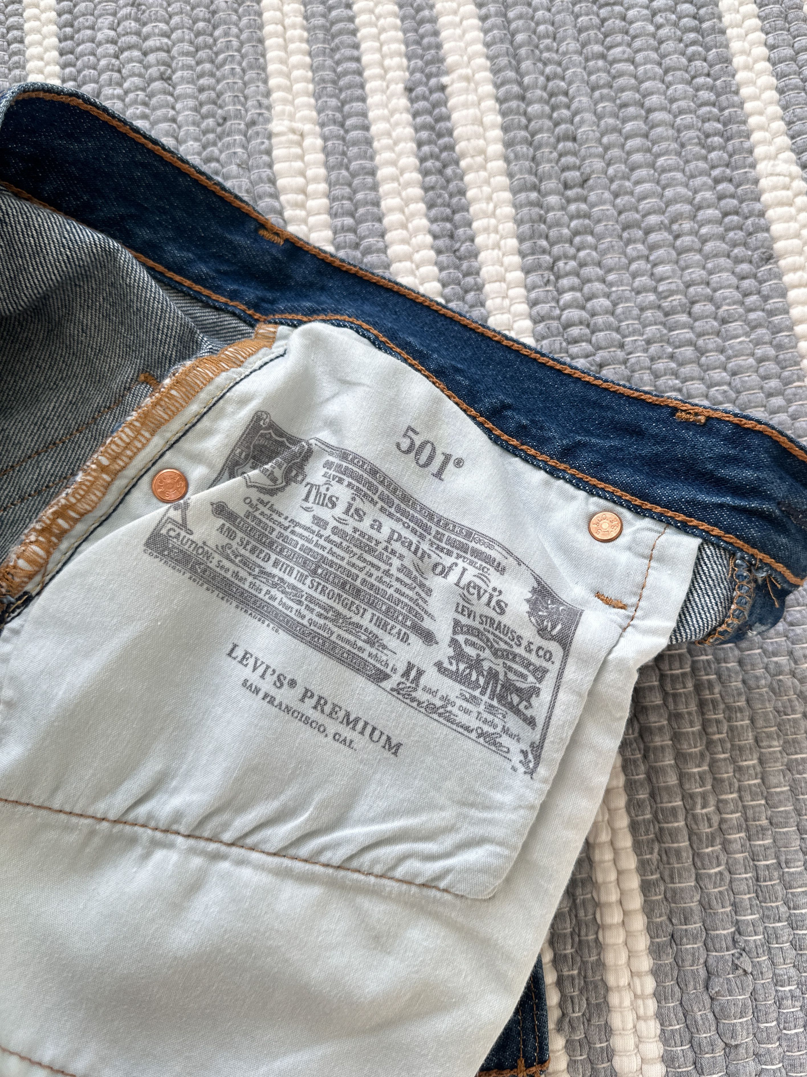 Levi's Levi's Premium Blue Denim Jeans Pants Size 30" / US 8 / IT 44 - 7 Thumbnail