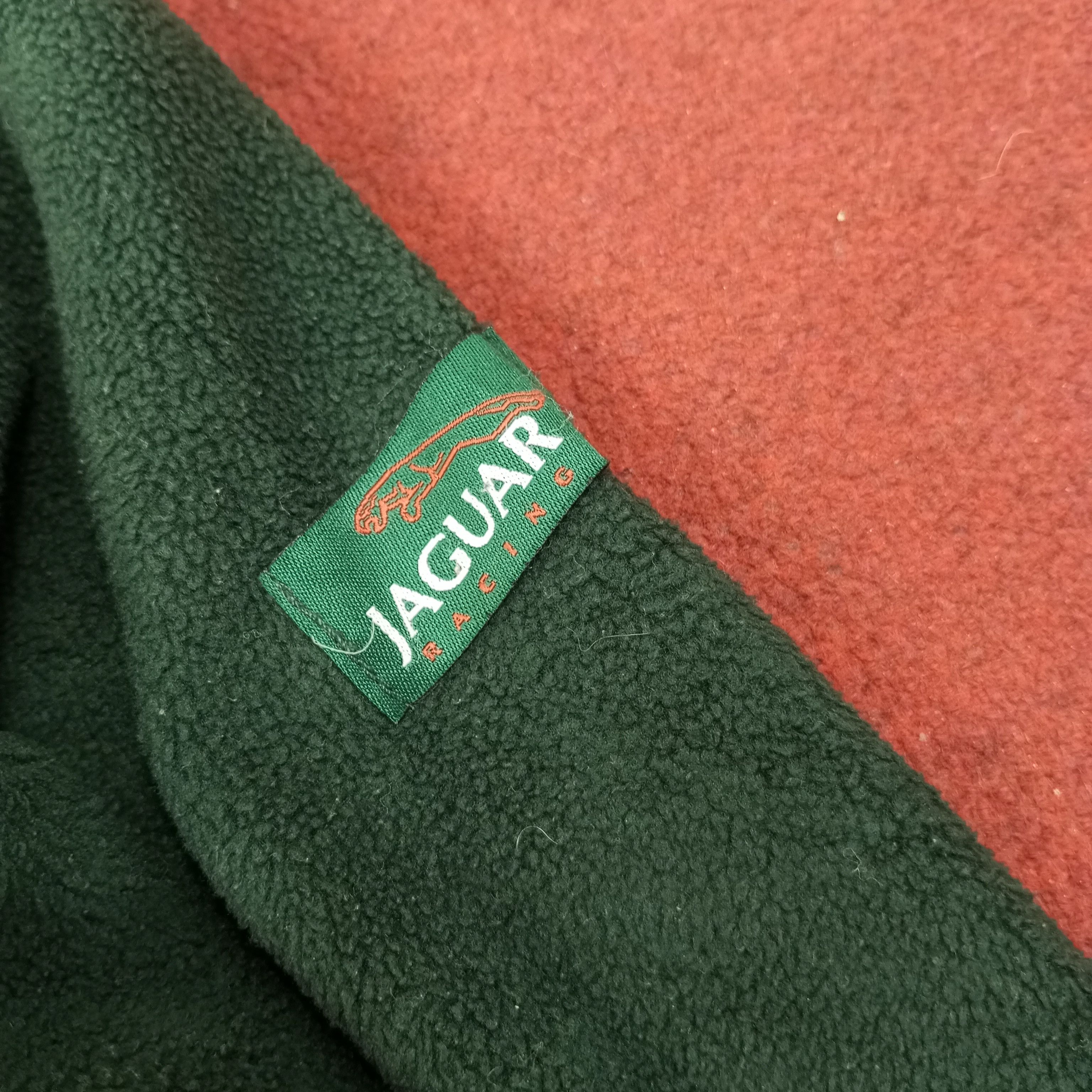 Vintage Jaguar Racing Fleece Jacket c227n10 Size US XL / EU 56 / 4 - 3 Thumbnail