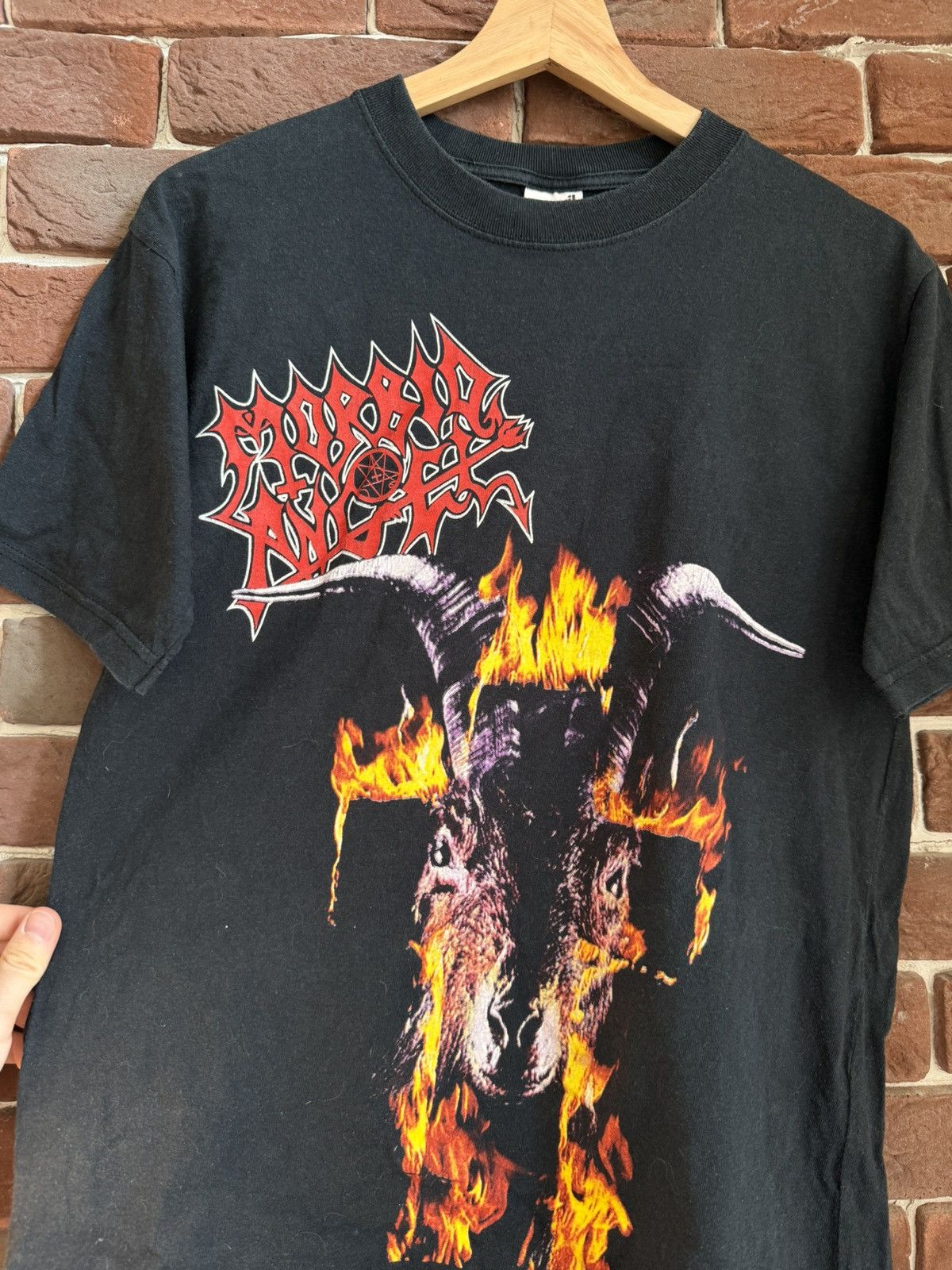 Band Tees Rare Vintage 90s Morbid Angel Covenant Music Metal Band Tee Size US M / EU 48-50 / 2 - 3 Thumbnail