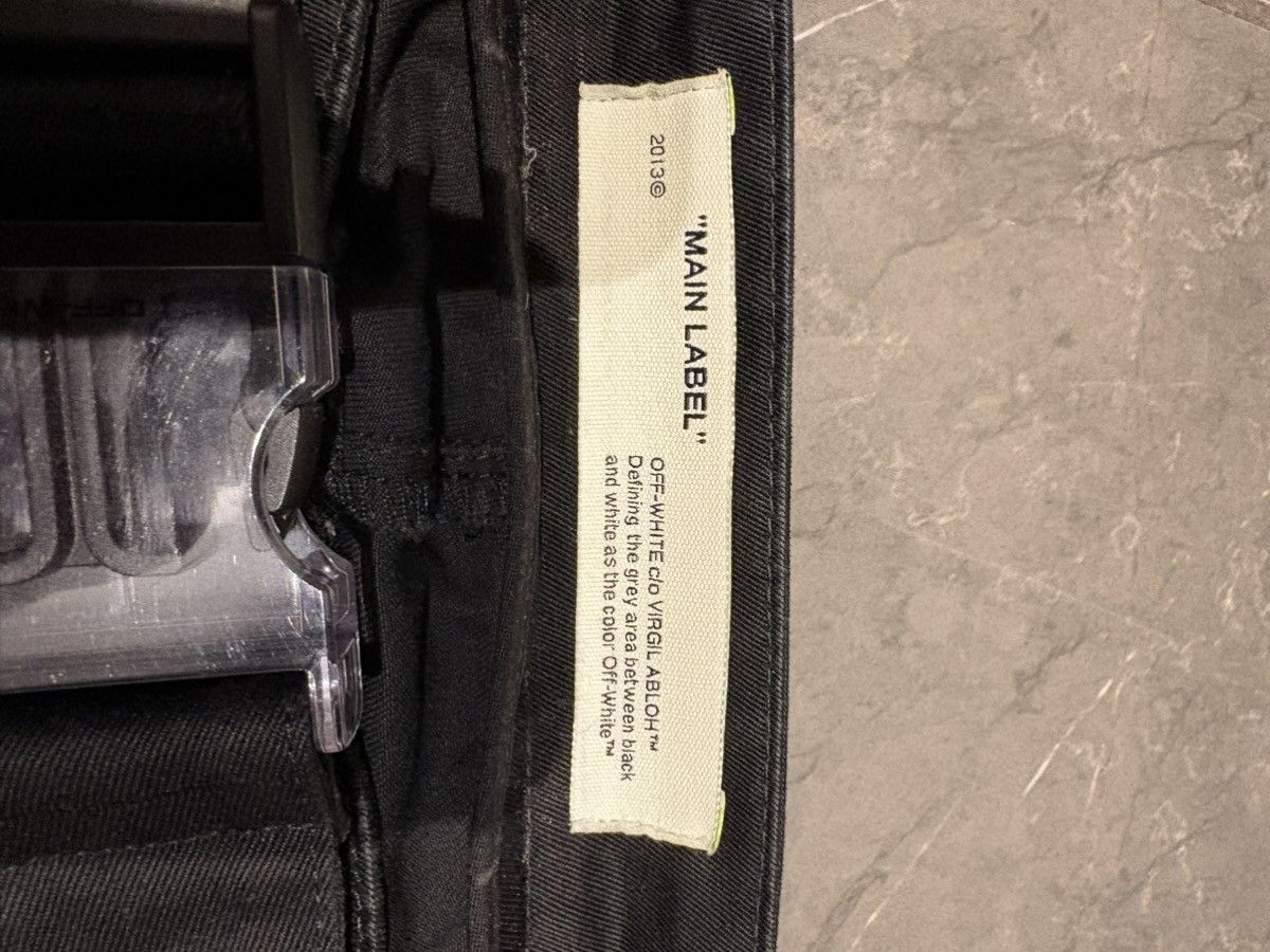 Off-White Off-White Black Pants w/ Belt Size US 32 / EU 48 - 3 Thumbnail
