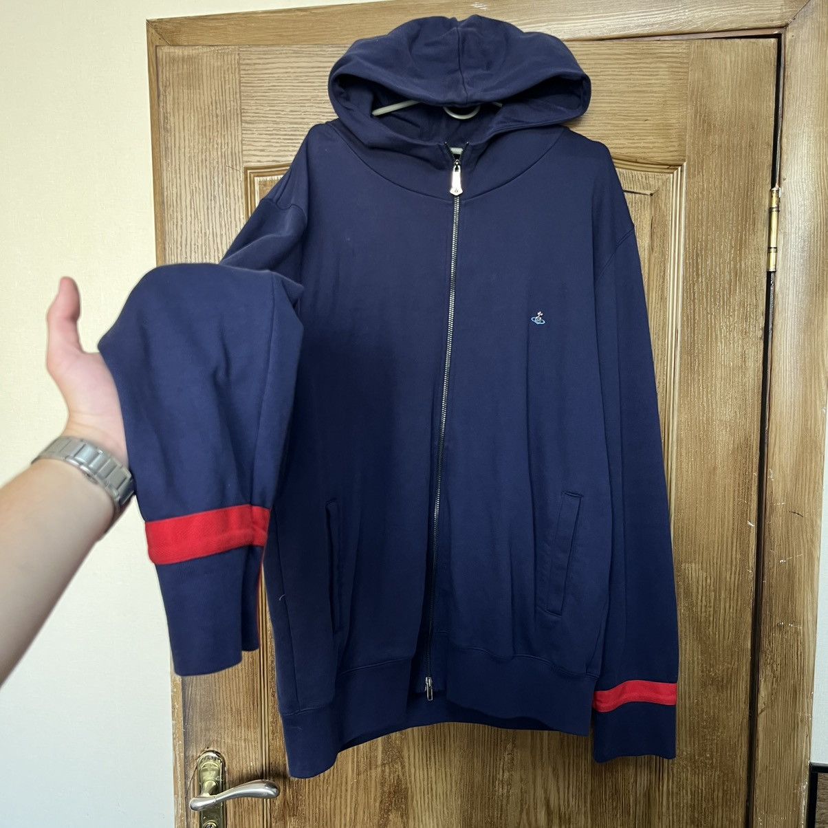 Vivienne Westwood Vivienne Westwood Zip Hoodie Luxury Size US XXL / EU 58 / 5 - 3 Thumbnail
