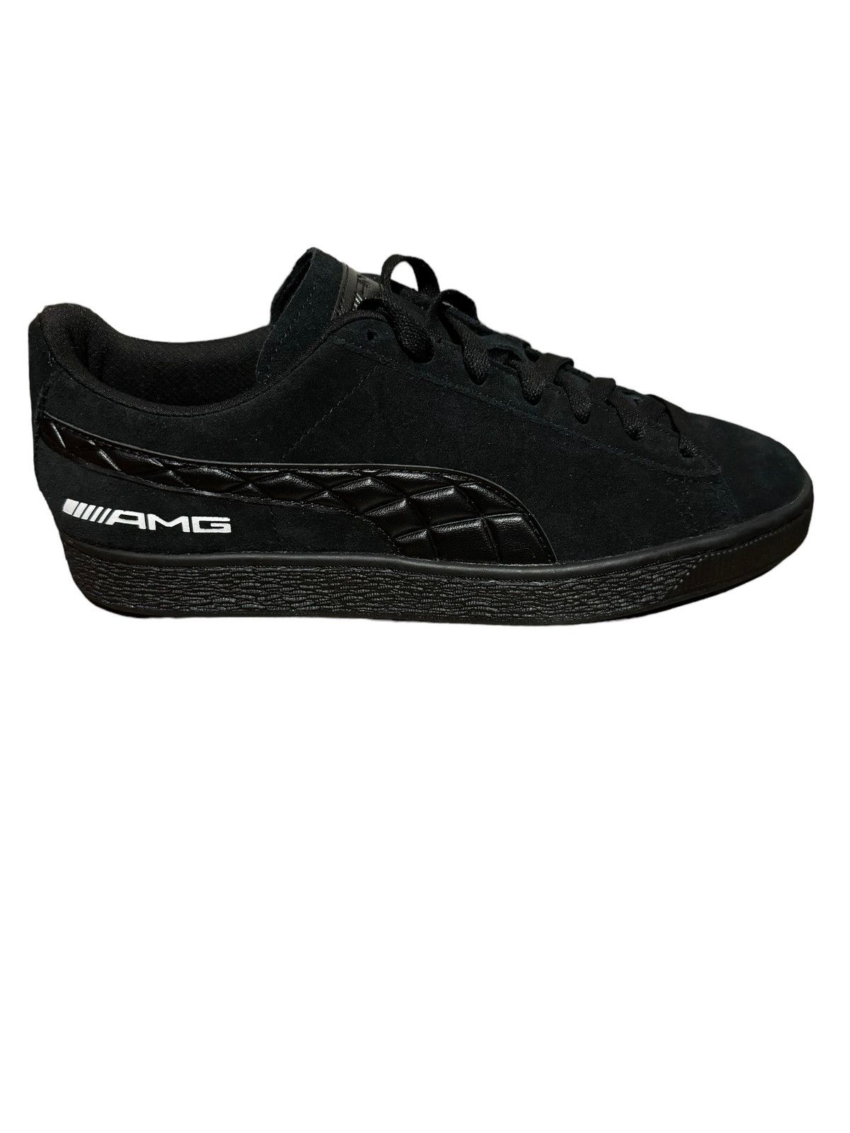 image of Puma Suede Classic Shoes in Black, Men's (Size 9.5)