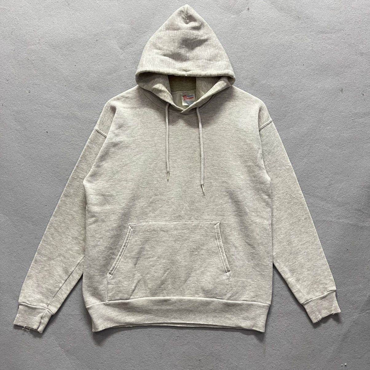 Hanes Vintage Hanes Activewear Hoodie — Classic Heather Gray Size US M / EU 48-50 / 2 - 1 Thumbnail