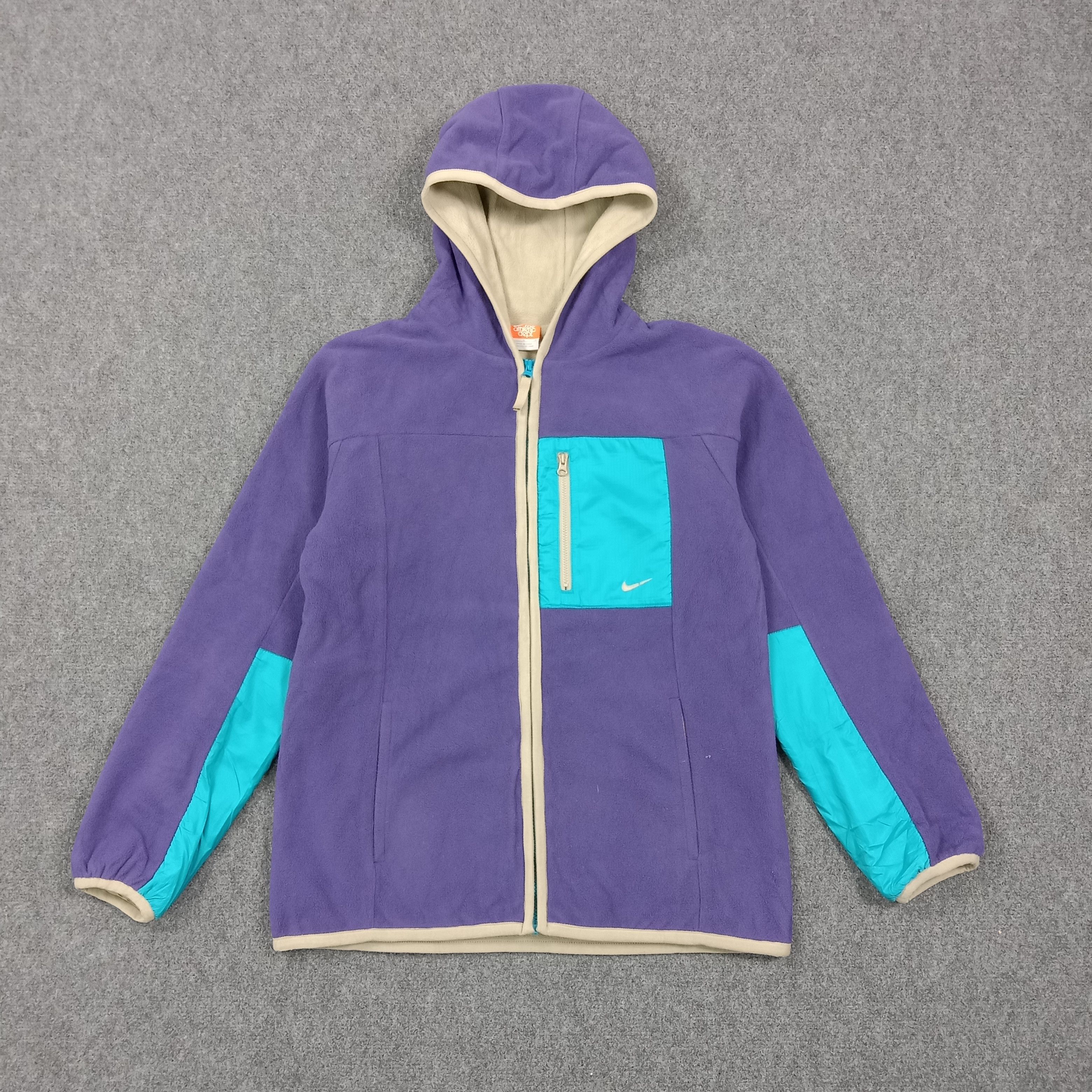 Nike Nike Fleece Color Block Zipper Jacket C270N8 Size US S / EU 44-46 / 1 - 1 Thumbnail