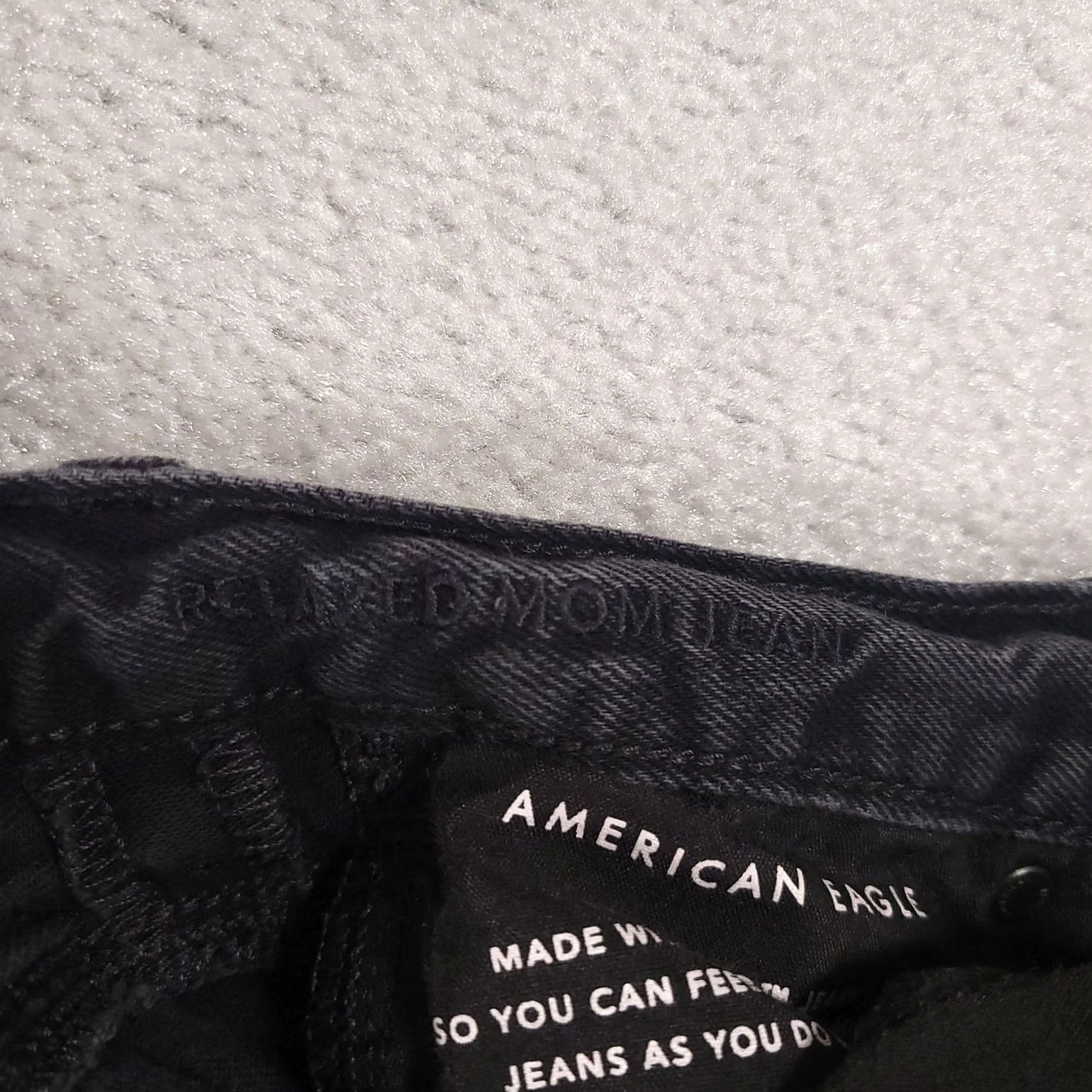 Vintage American Eagle Jeans Womens 0 Relaxed Mom High Rise Distressed Ripped Denim Pant Size 25" / US 0 / IT 36 - 7 Thumbnail