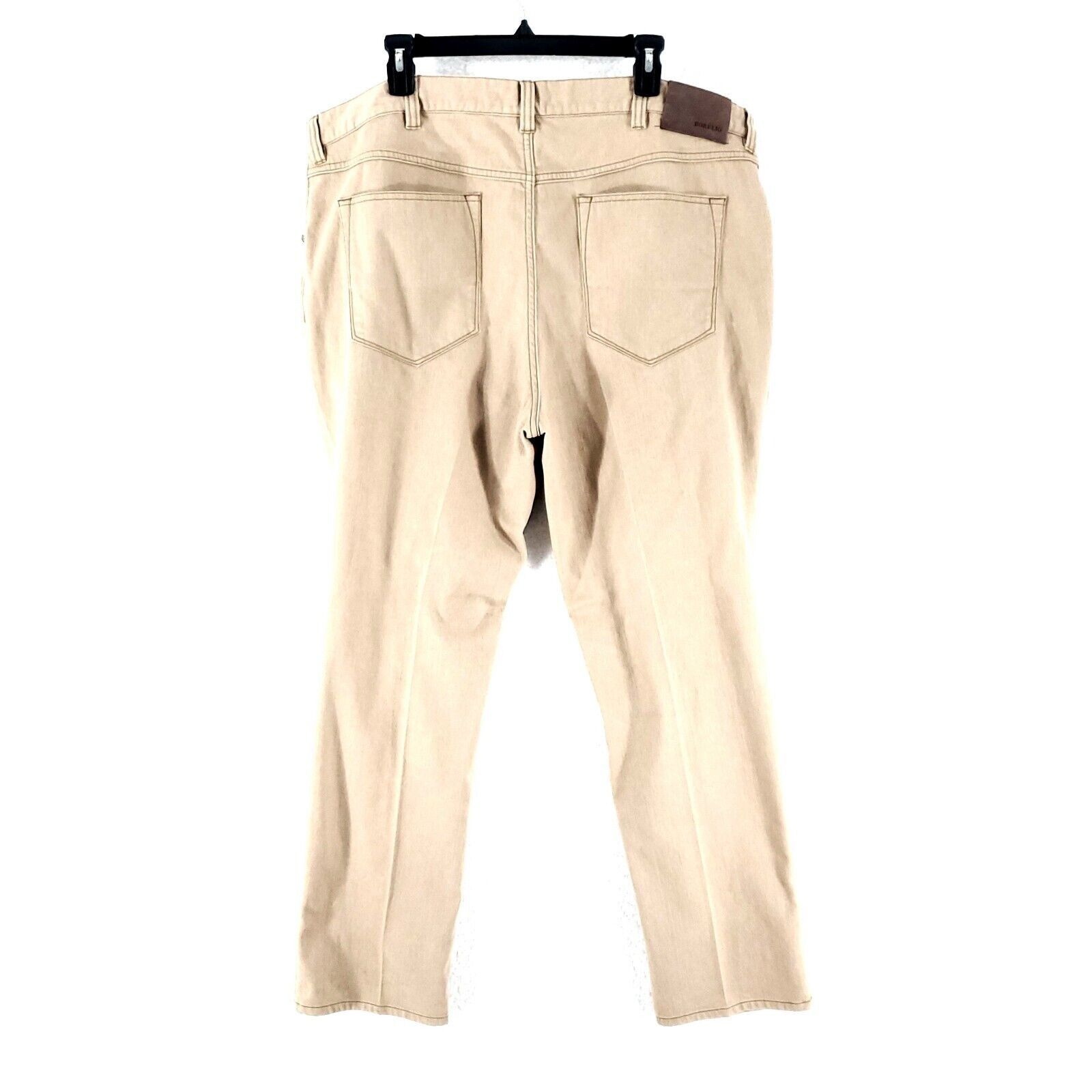 Designer Borelio Tan Denim Jeans 41/30 Mid Rise Size US 40 / EU 56 - 2 Thumbnail