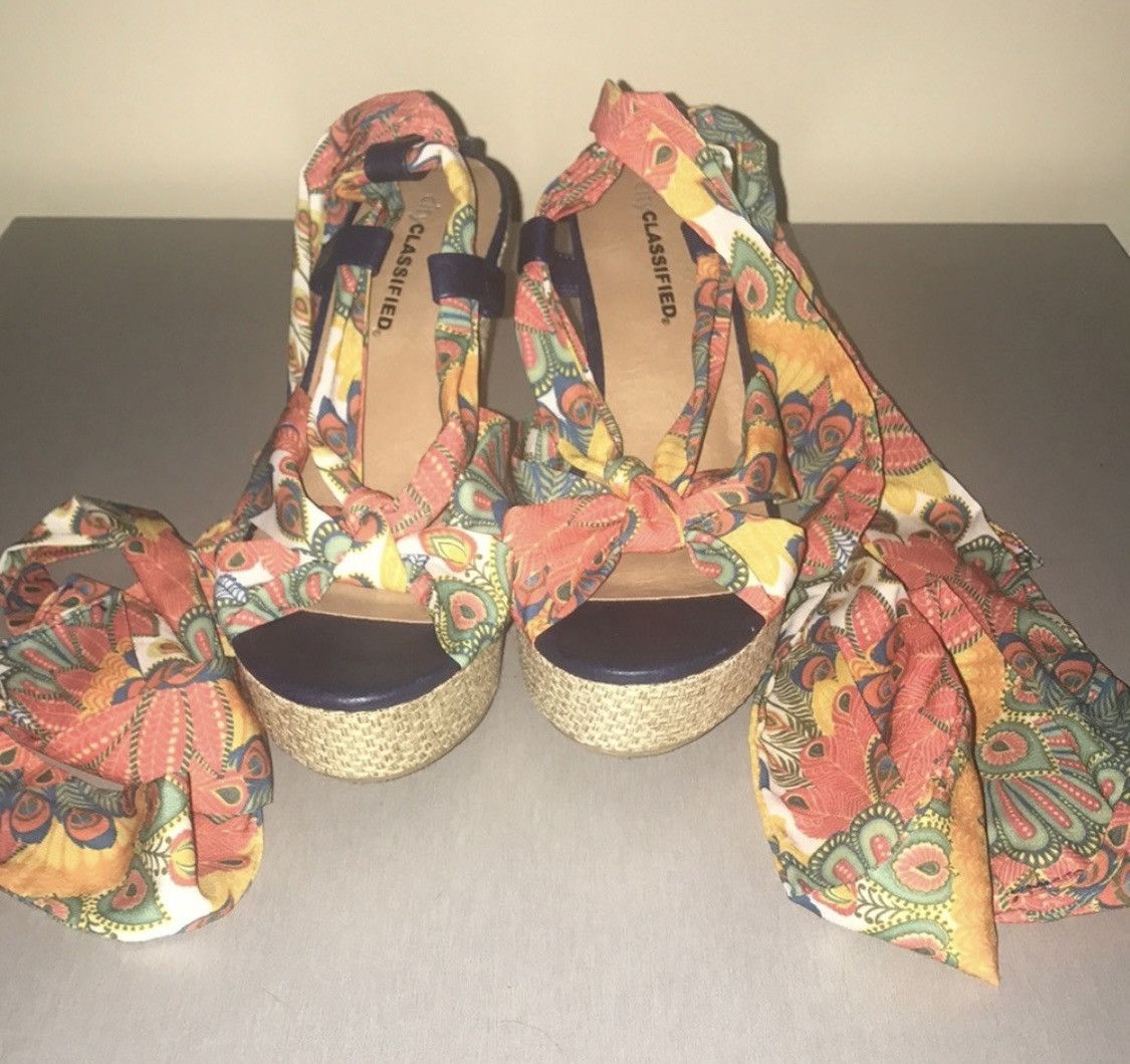 Other ESPADRILLES LACE UP WEDGE SANDALS Size US 7 / IT 37 - 1 Thumbnail