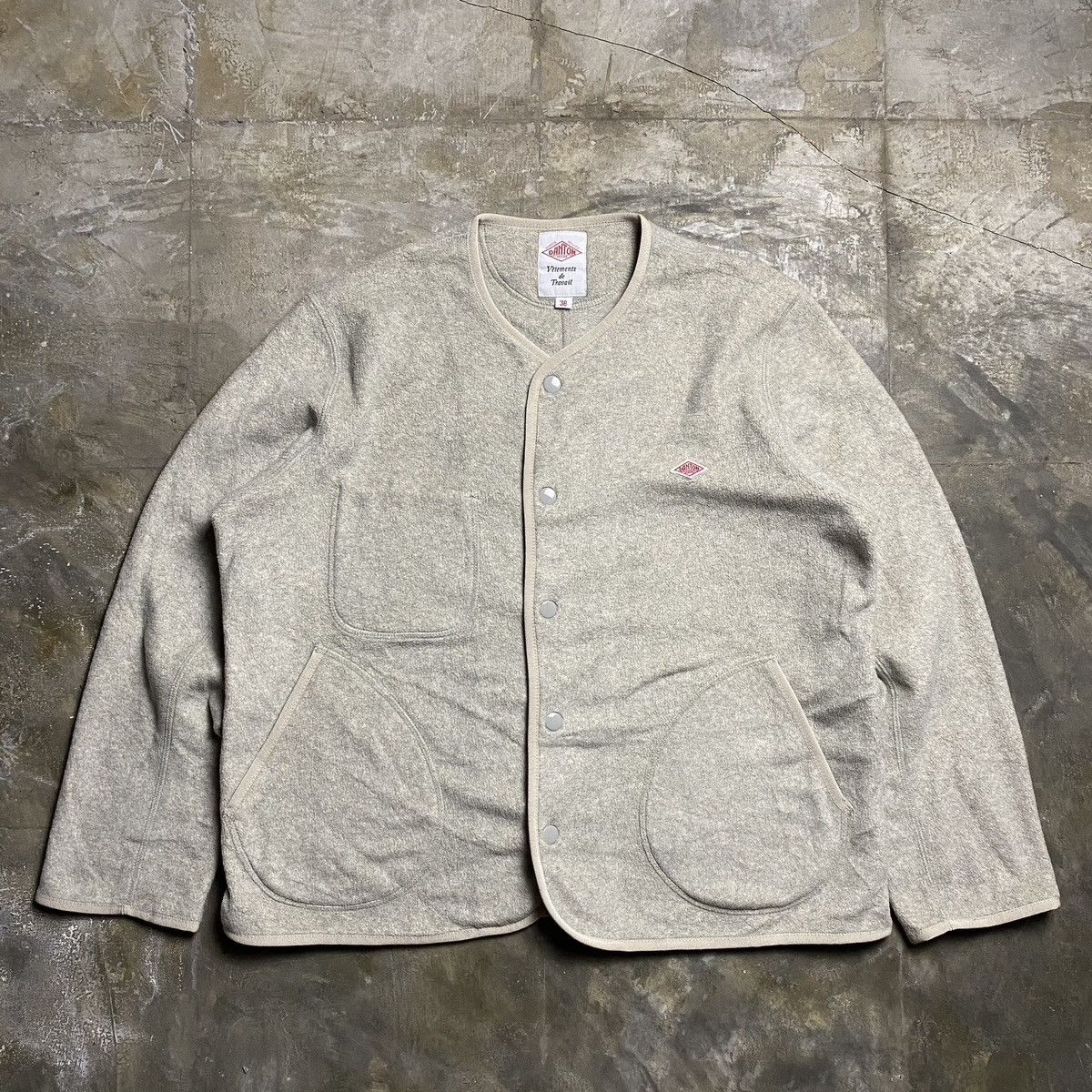 Danton Danton Fleece Collarless Jacket Size US M / EU 48-50 / 2 - 1 Thumbnail