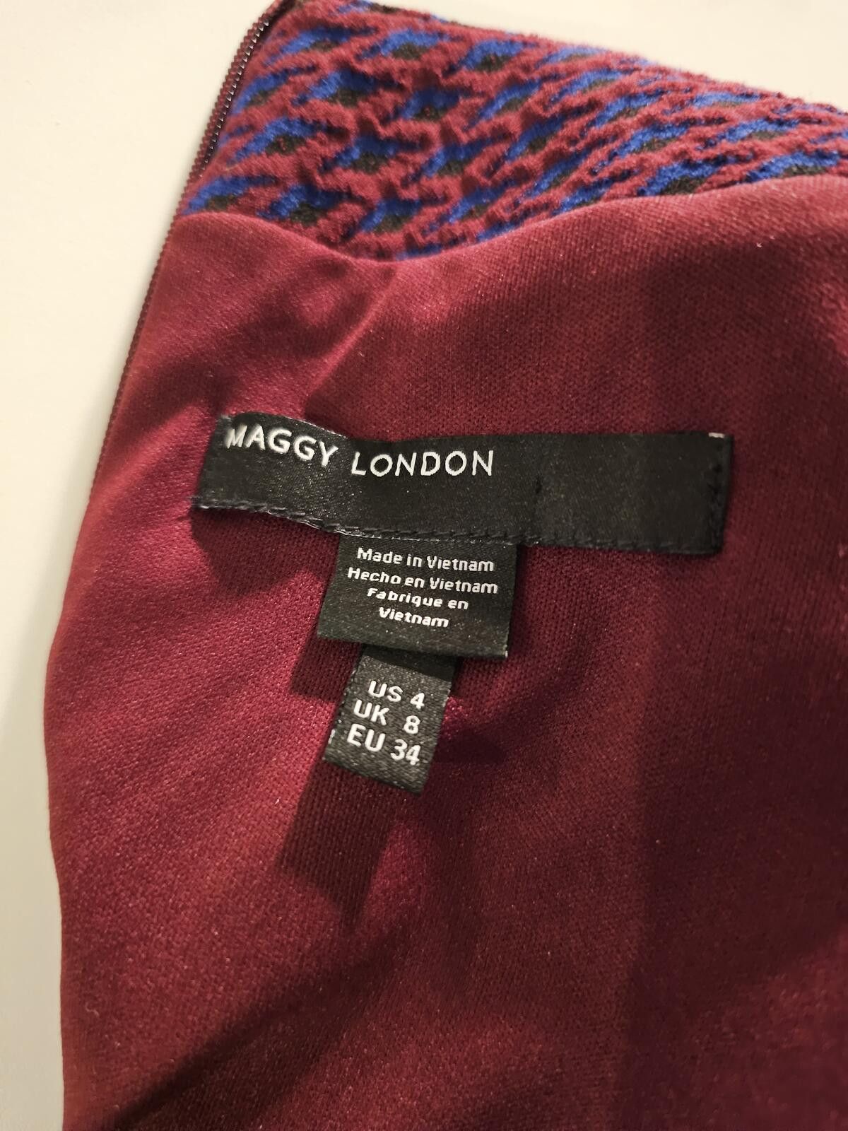 Other Maggy London Dress Pink Womens Size 4 Cowl Neck Zip Pockets Size S / US 4 / IT 40 - 6 Thumbnail