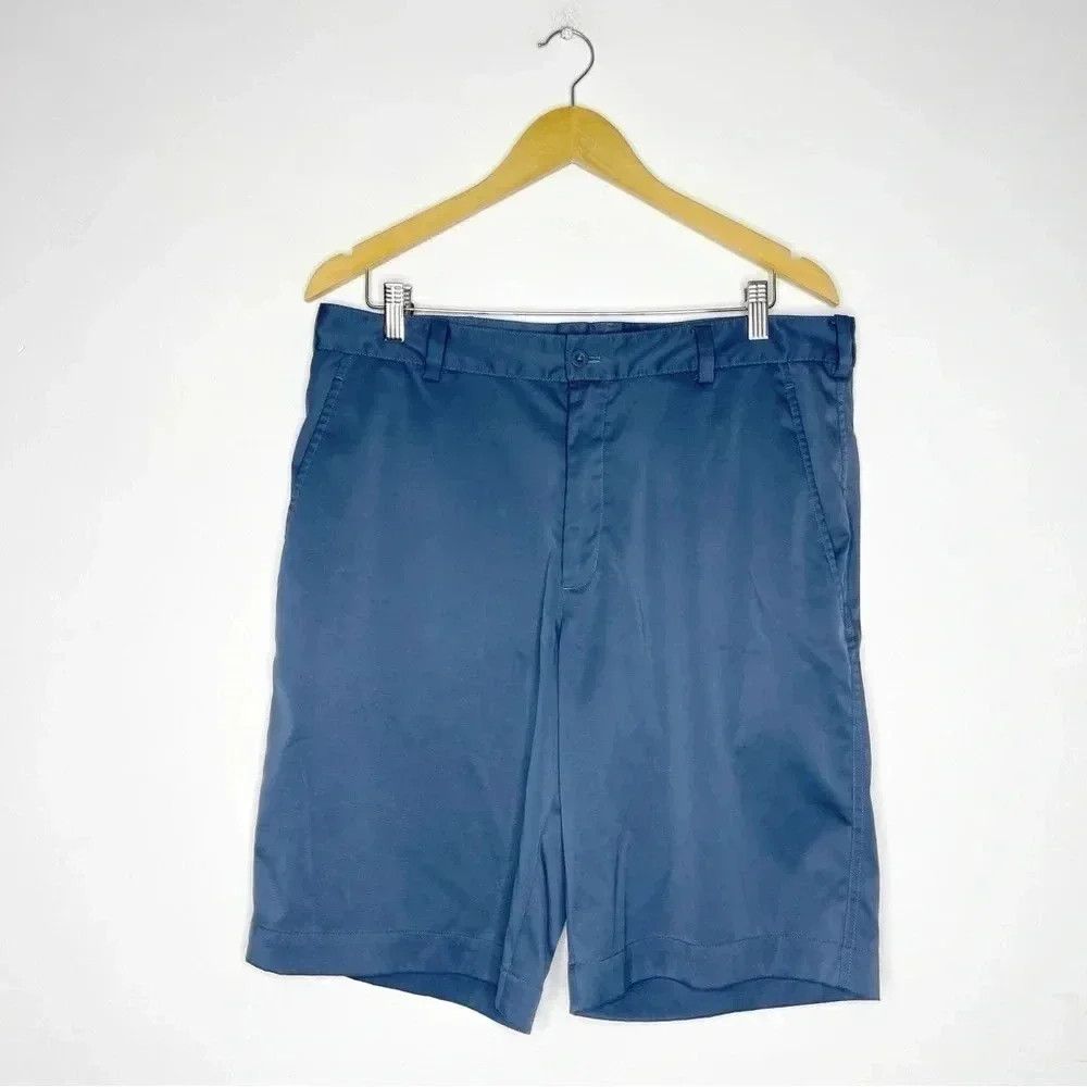 Nike Nike Blue Golf Dri Fit Flat Front Shorts Size 34 Size US 34 / EU 50 - 1 Thumbnail
