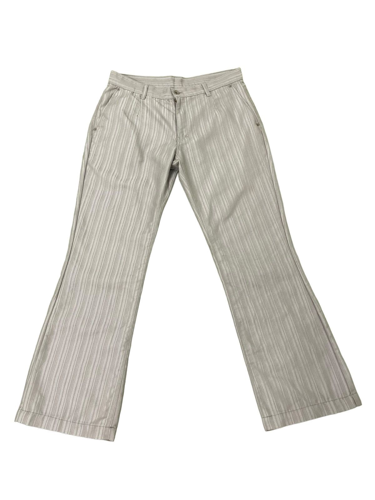 Japanese Brand Flare Jeans Herringbones Takaiq.com Boot Cut 8🟦6 Size US 33 - 9 Thumbnail