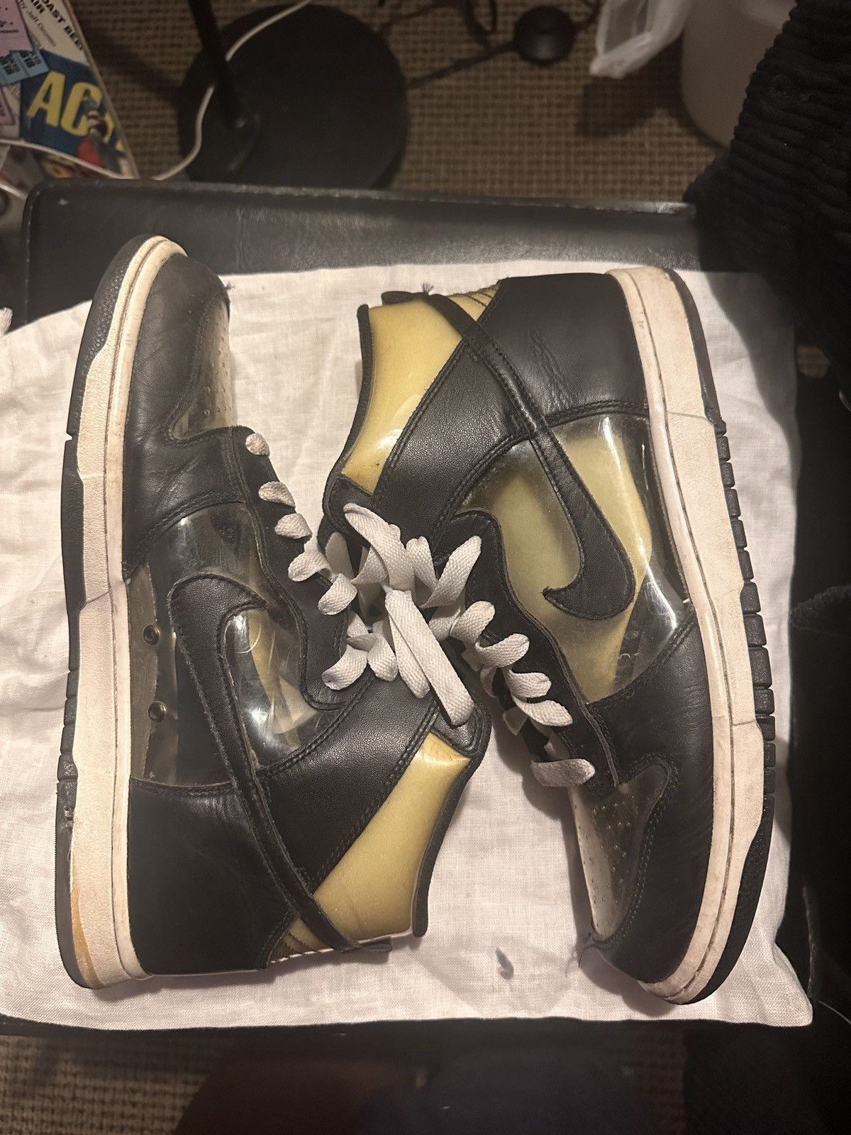 Comme des Garcons × Comme des Garcons Homme Plus × Nike Iconic CDG Nike PVC/Clear Dunk Size US 11 / EU 44 - 3 Thumbnail