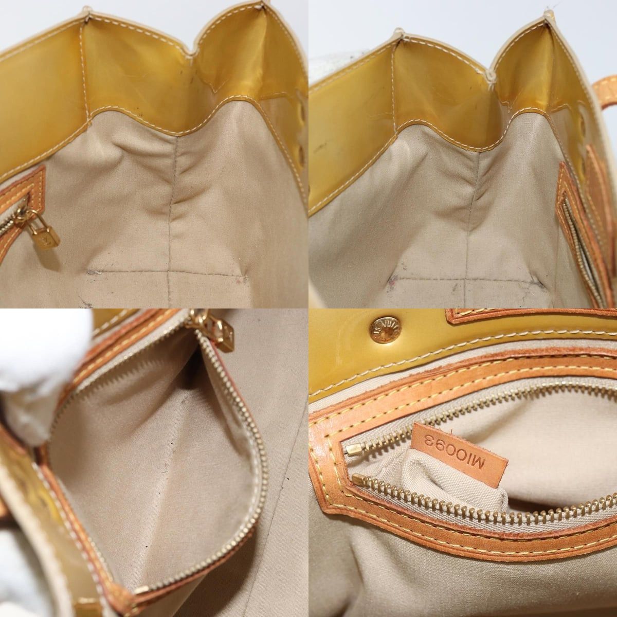 Louis Vuitton LOUIS VUITTON Monogram Vernis Reade PM Hand Bag Beige M91334 Size ONE SIZE - 12 Thumbnail