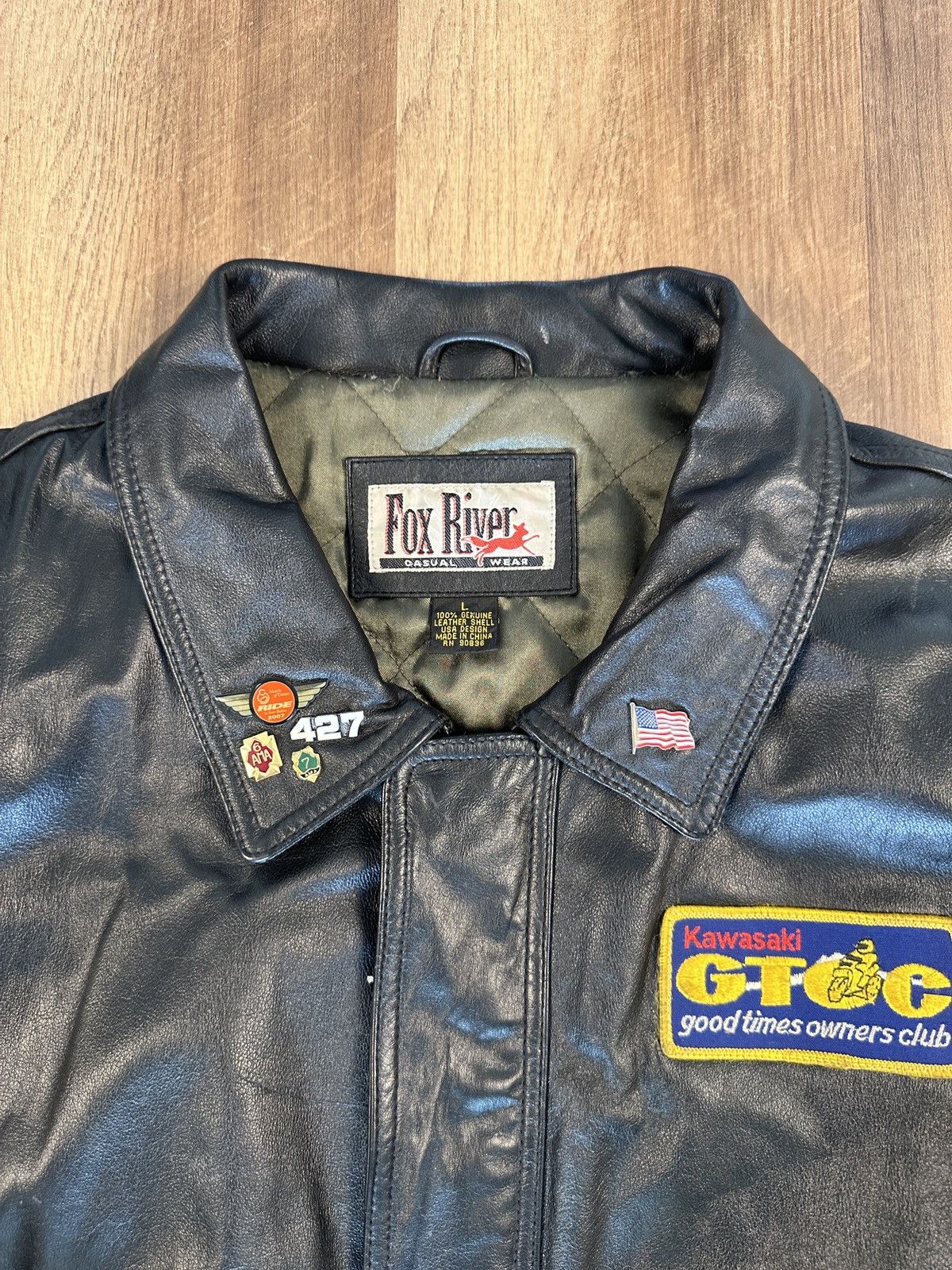Harley Davidson Vintage Custom Leather Jacket Airbrushed L Motorcycle Harley Size US L / EU 52-54 / 3 - 5 Thumbnail