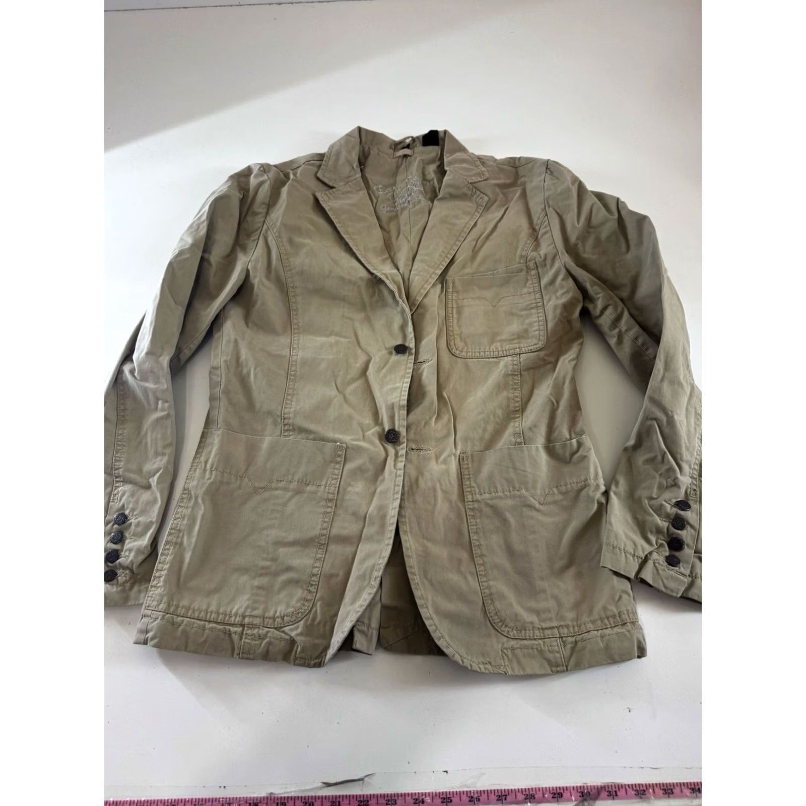 Zara Zara Denim Outer Jacket Coat Medium M Slim Sharp Mens Size US M / EU 48-50 / 2 - 2 Thumbnail