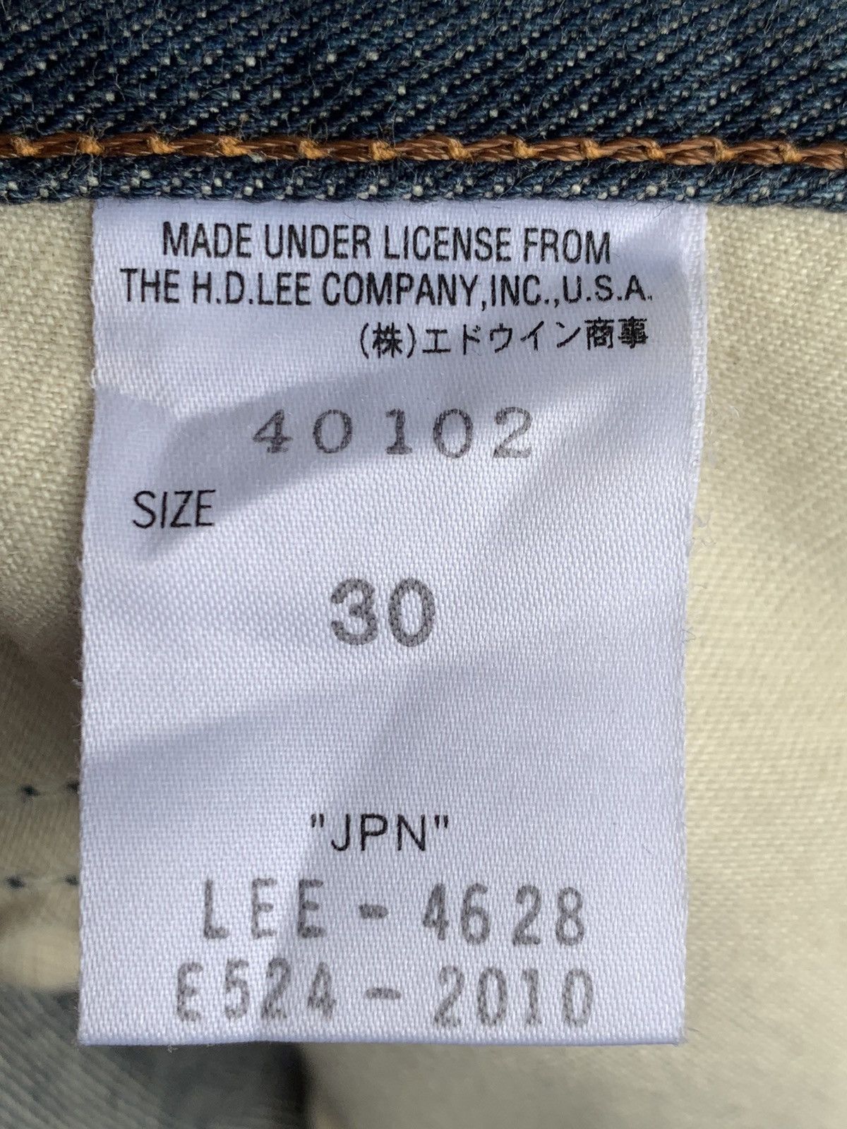 Lee Flare Lee Rider nice faded. Size US 32 / EU 48 - 9 Thumbnail