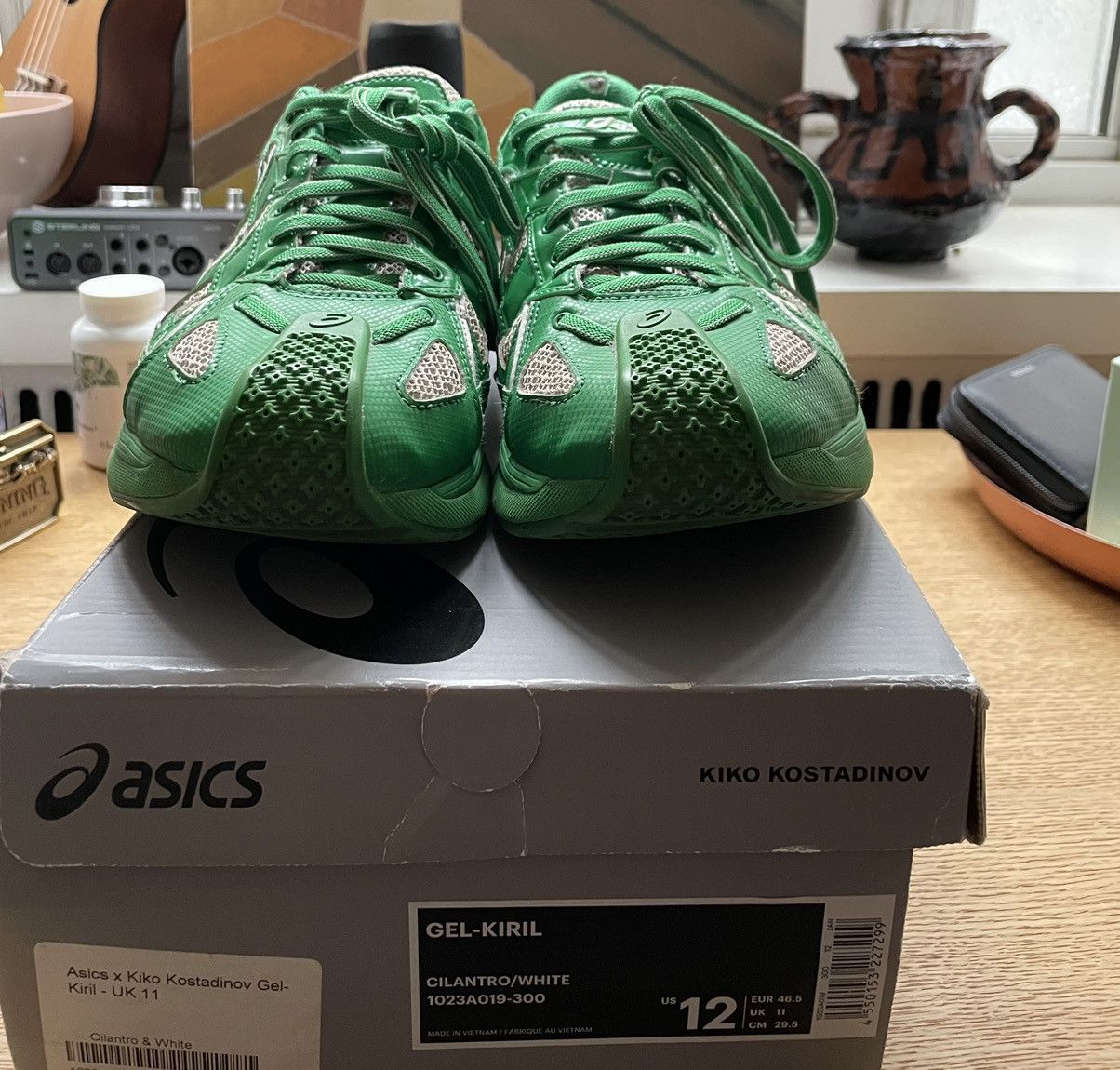 Asics × Kiko Kostadinov Cilantro Kiko Kostadinov Gel-Kiril Asics Size US 12 / EU 45 - 10 Thumbnail
