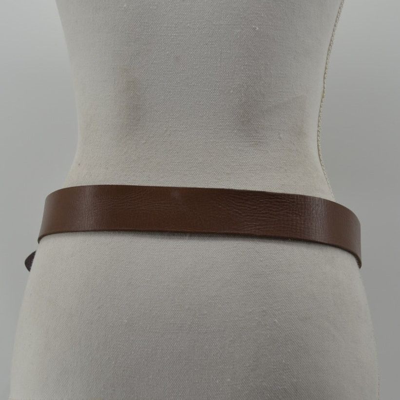 American Eagle Outfitters America Eagle Outfitters Brown Genuine Leather Belt Sz XS/S Size 32 - 10 Thumbnail