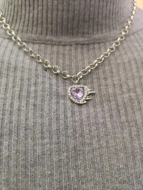 Jewelry Heart Titanium steel Necklace Chain Size ONE SIZE - 4 Thumbnail