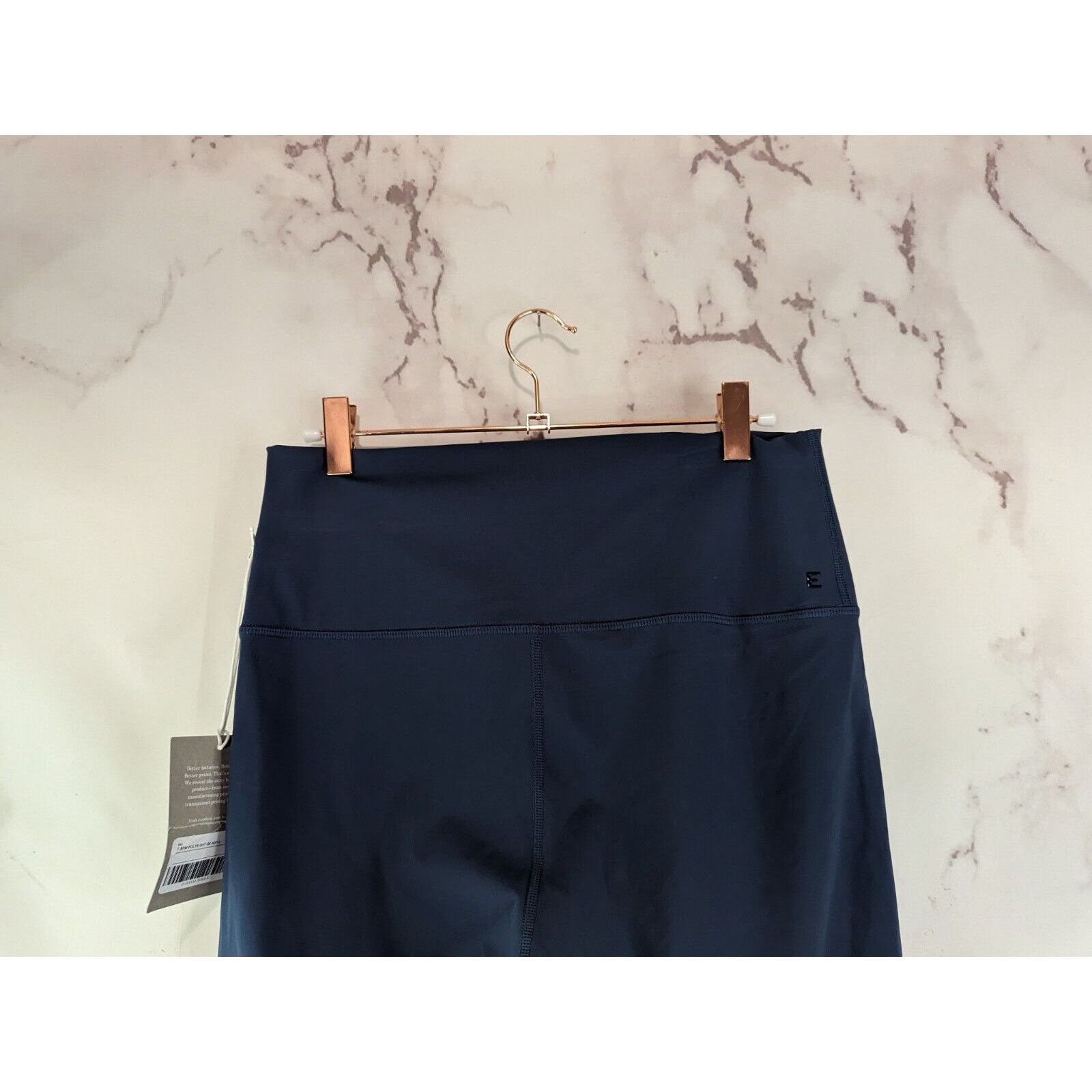 Everlane Everlane Shorts Women Large Blue Biker Perform Bike High Size 32" / US 10 / IT 46 - 6 Thumbnail