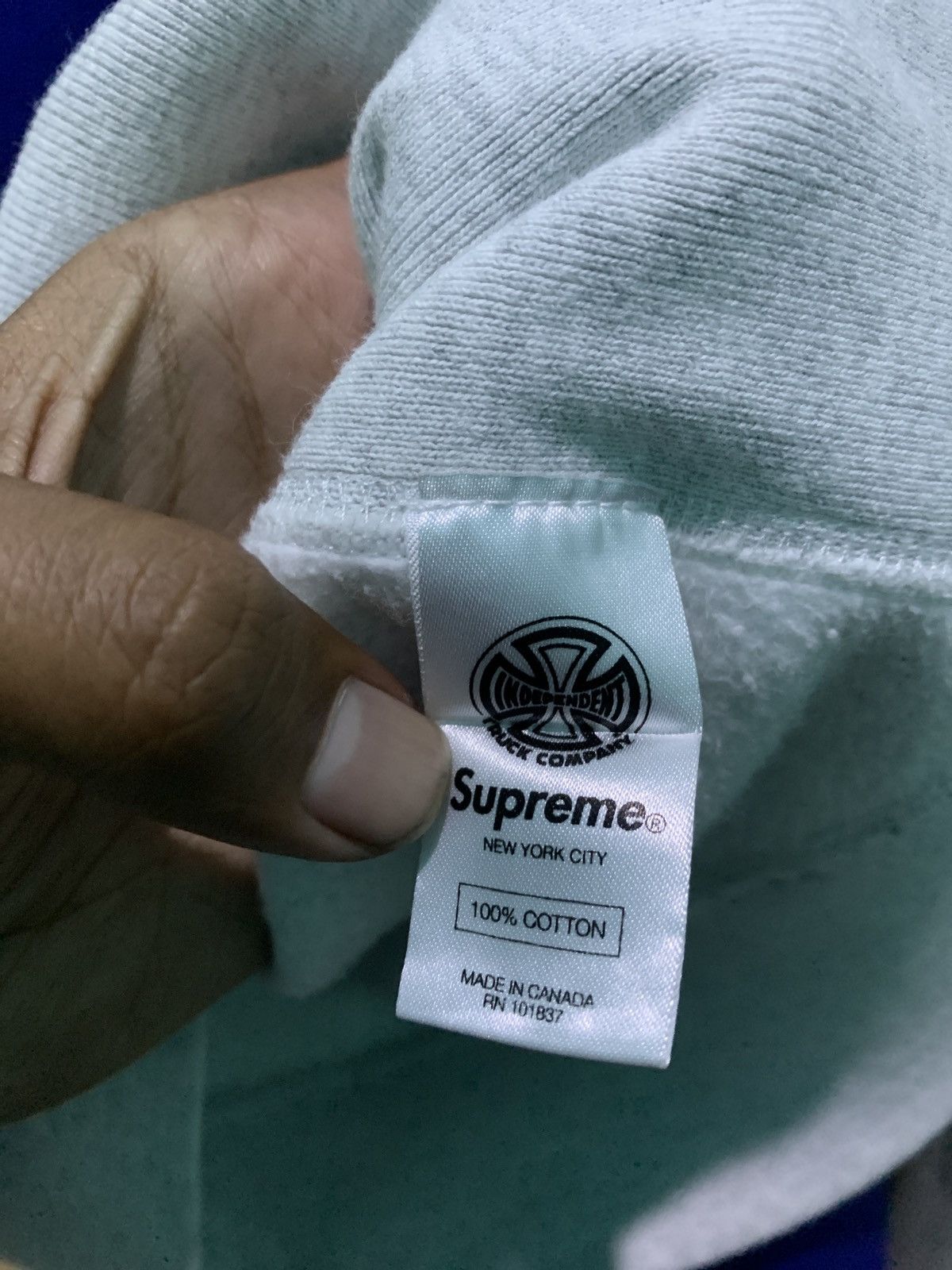 Independent Truck Co. × Supreme Supreme x Independent Hoddie Size US M / EU 48-50 / 2 - 6 Thumbnail