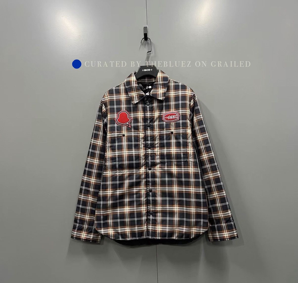 Moncler Brown Down Jacket with Logo Embroidery Size US M / EU 48-50 / 2 - 1 Thumbnail