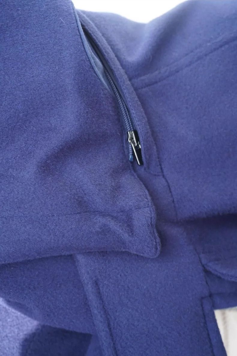 Loro Piana LORO PIANA Navy blue parka, camel hair coat Size US M / EU 48-50 / 2 - 7 Thumbnail